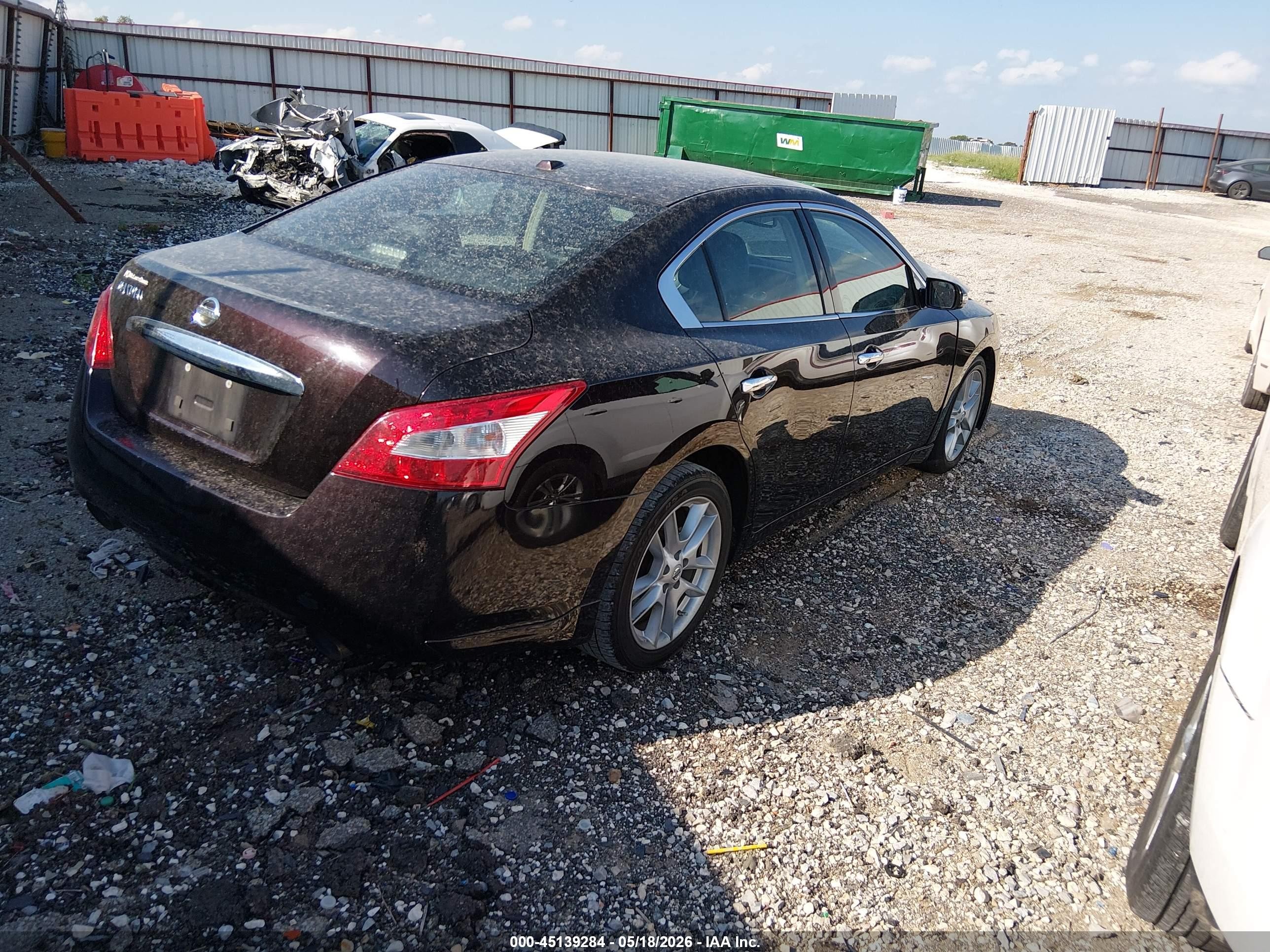 2010 Nissan Maxima 3.5 Sv Purple vin: 1N4AA5AP2AC859316