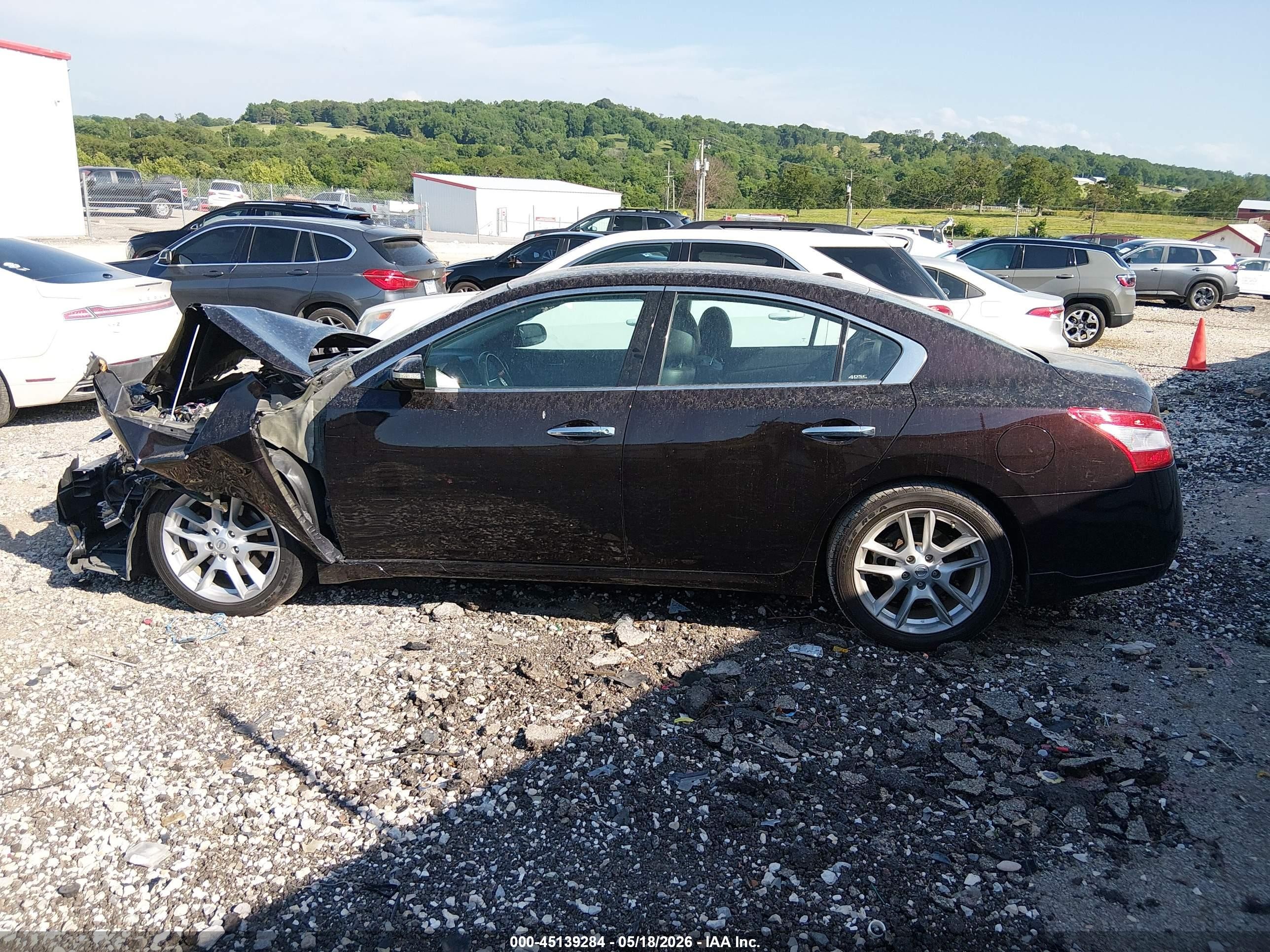 2010 Nissan Maxima 3.5 Sv Purple vin: 1N4AA5AP2AC859316