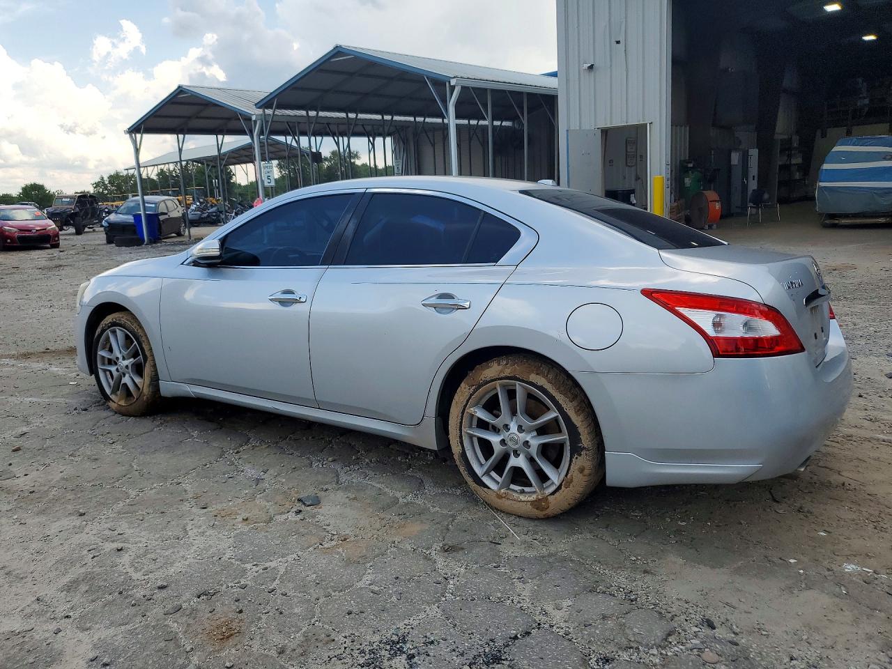 2010 Nissan Maxima S/sv Silver vin: 1N4AA5AP2AC861177