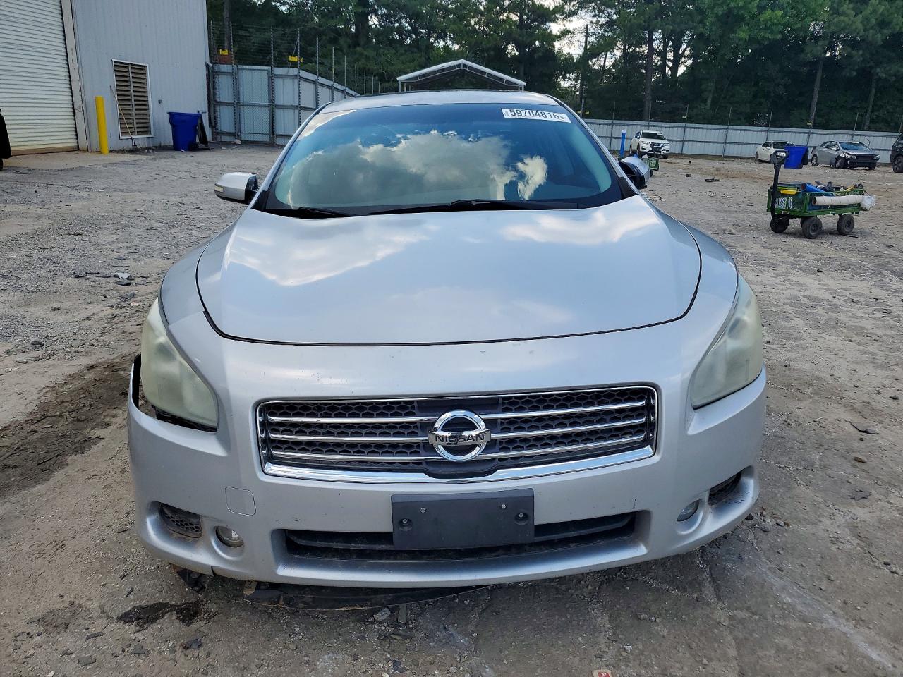 2010 Nissan Maxima S/sv Silver vin: 1N4AA5AP2AC861177