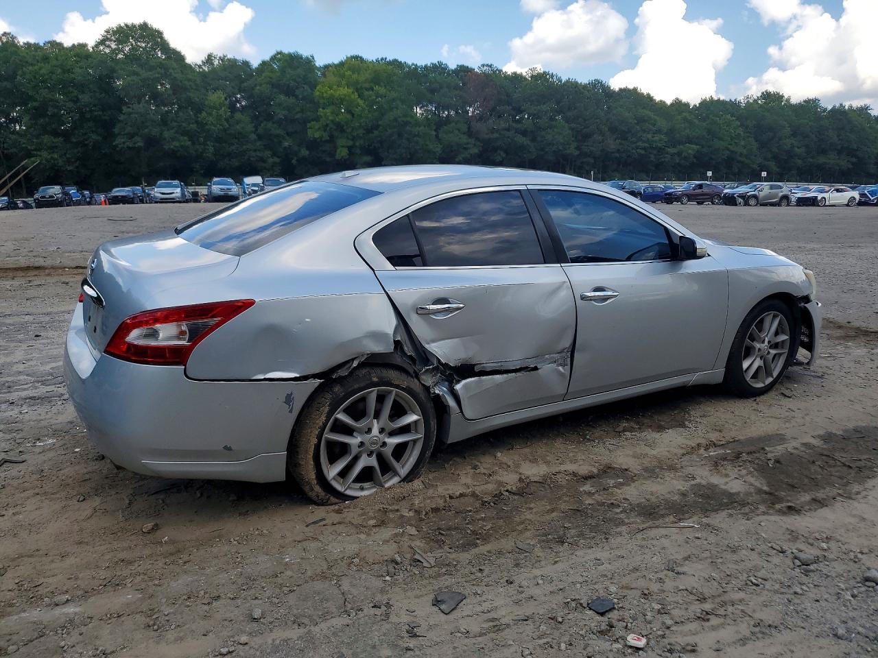 2010 Nissan Maxima S/sv Silver vin: 1N4AA5AP2AC861177