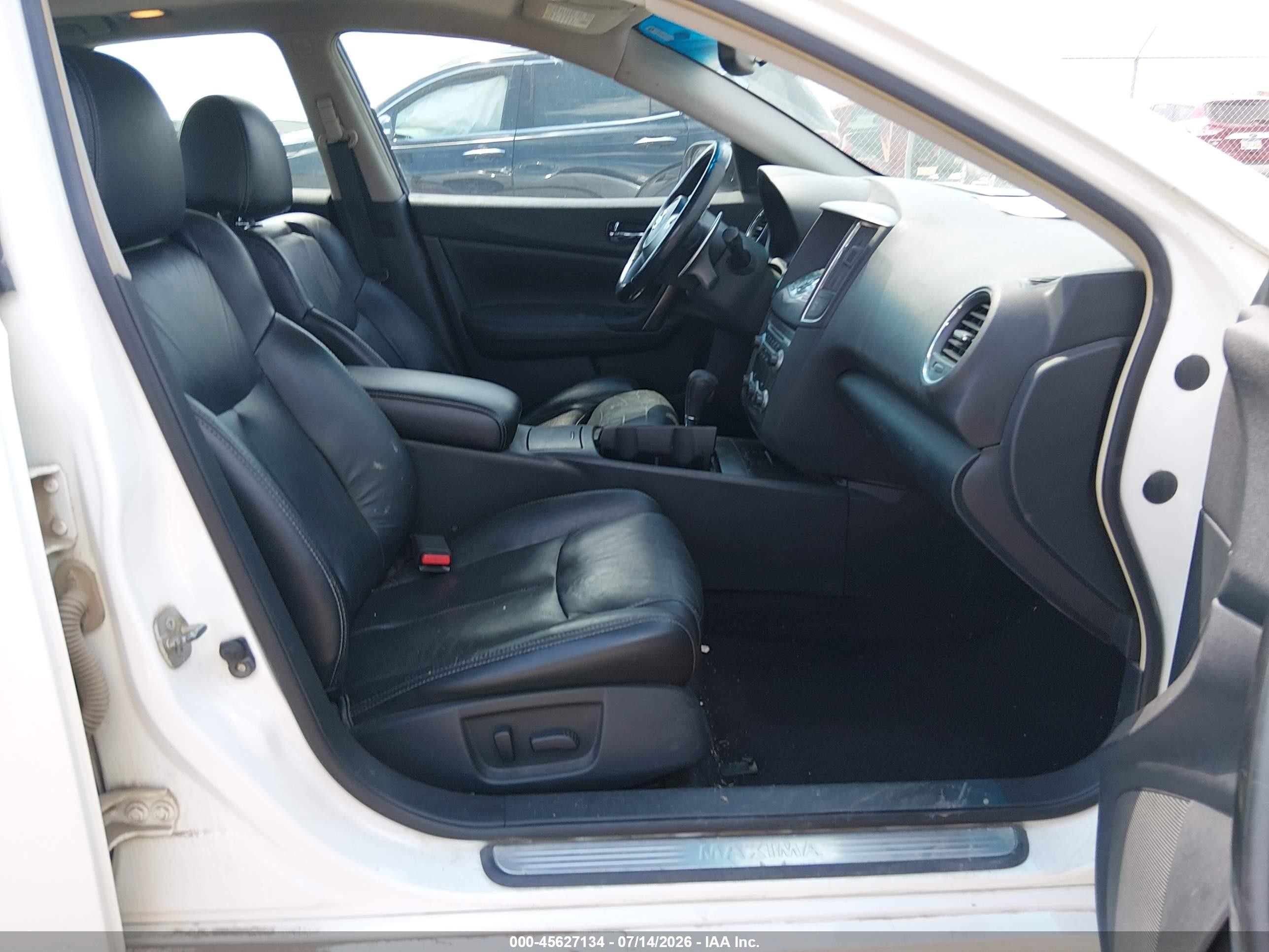 2011 Nissan Maxima 3.5 Sv Белый vin: 1N4AA5AP2BC808366