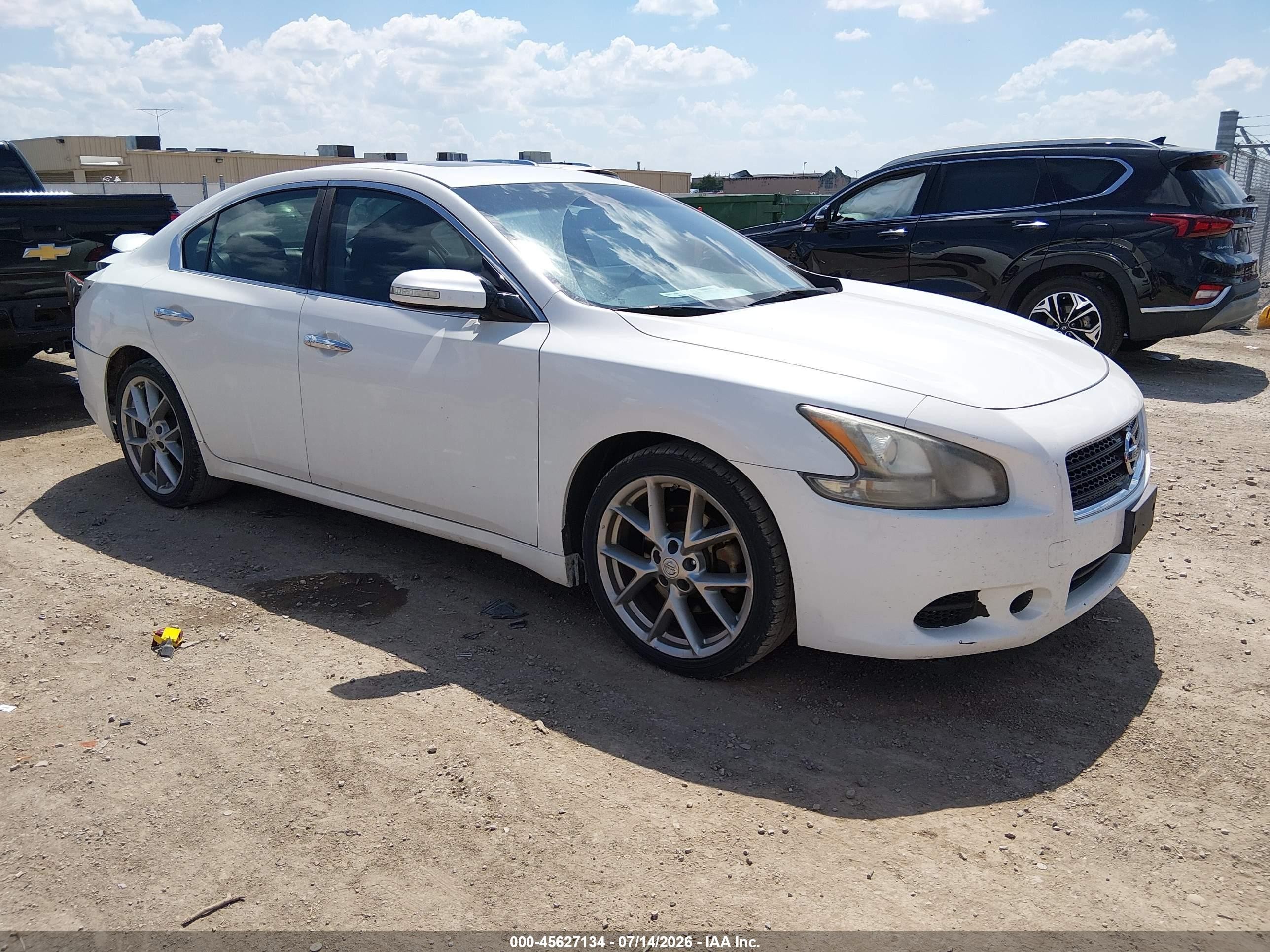 2011 Nissan Maxima 3.5 Sv Белый vin: 1N4AA5AP2BC808366