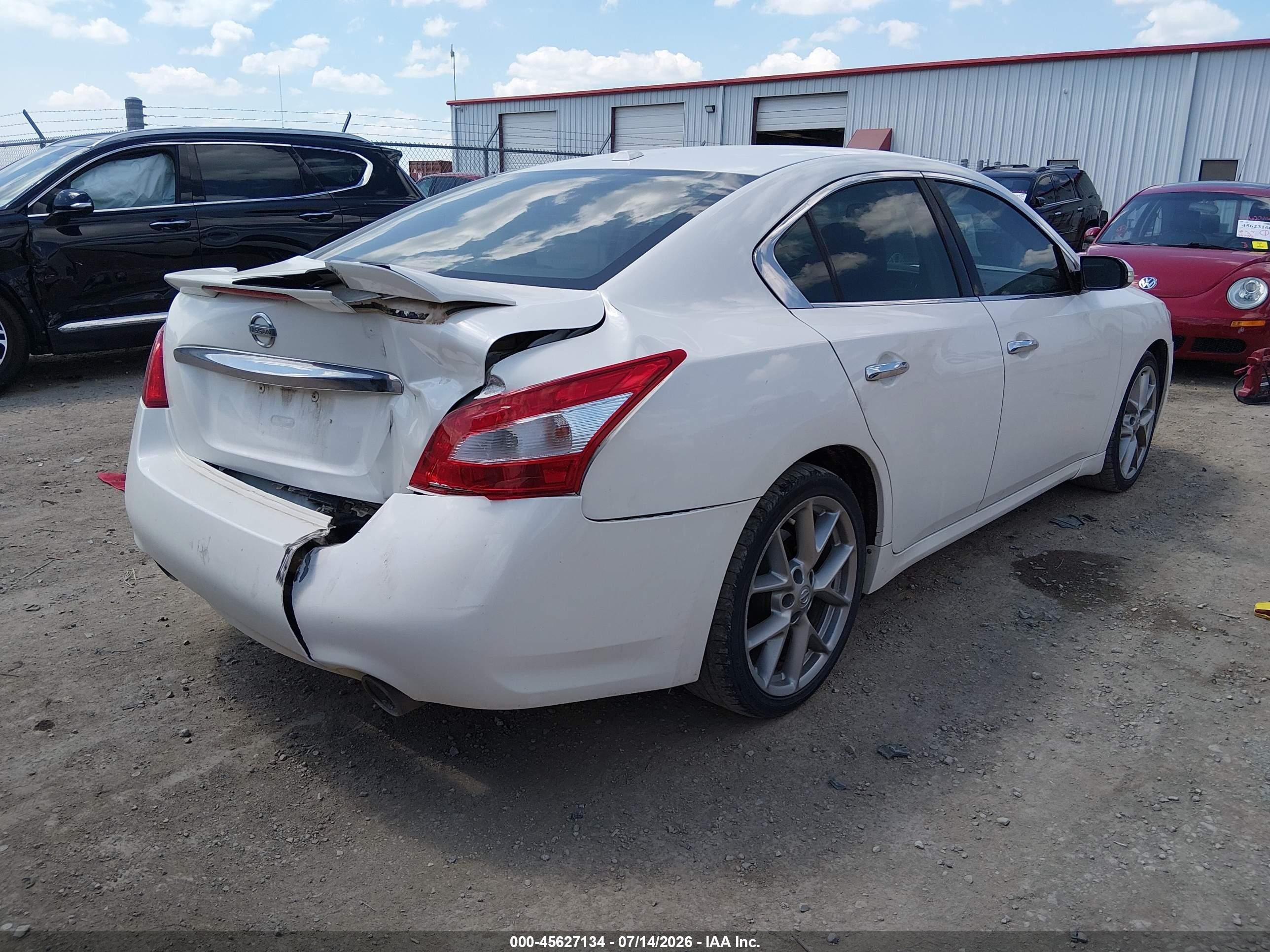 2011 Nissan Maxima 3.5 Sv Белый vin: 1N4AA5AP2BC808366