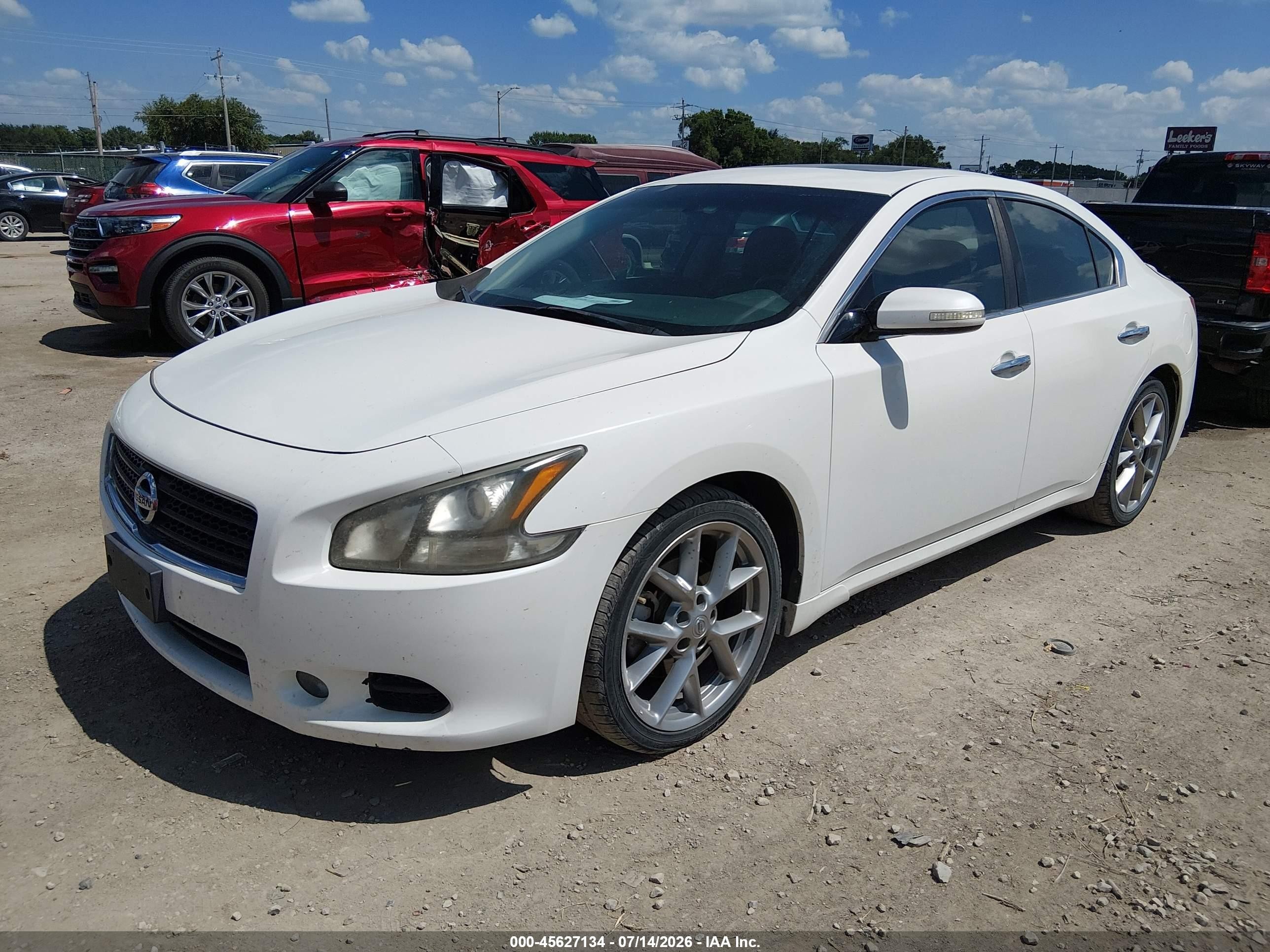 2011 Nissan Maxima 3.5 Sv Белый vin: 1N4AA5AP2BC808366