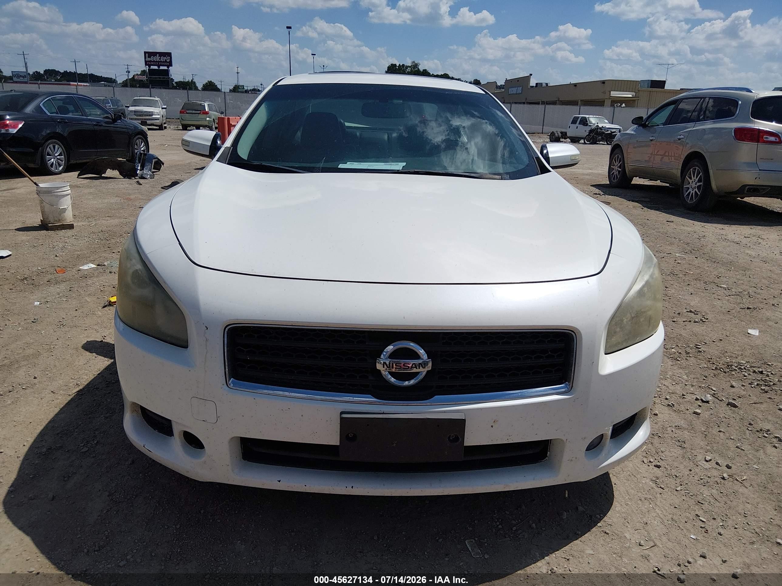 2011 Nissan Maxima 3.5 Sv Белый vin: 1N4AA5AP2BC808366