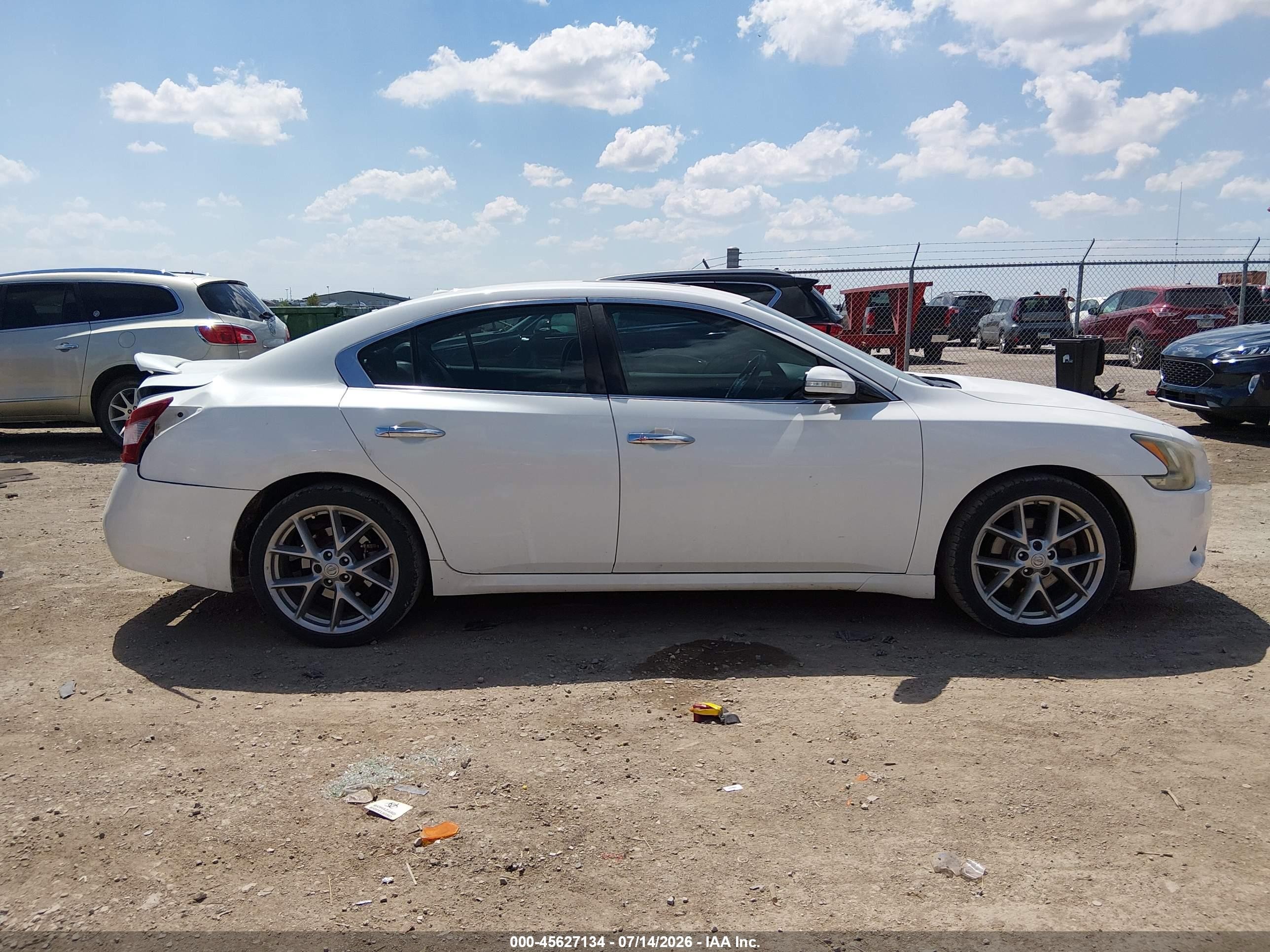 2011 Nissan Maxima 3.5 Sv Белый vin: 1N4AA5AP2BC808366