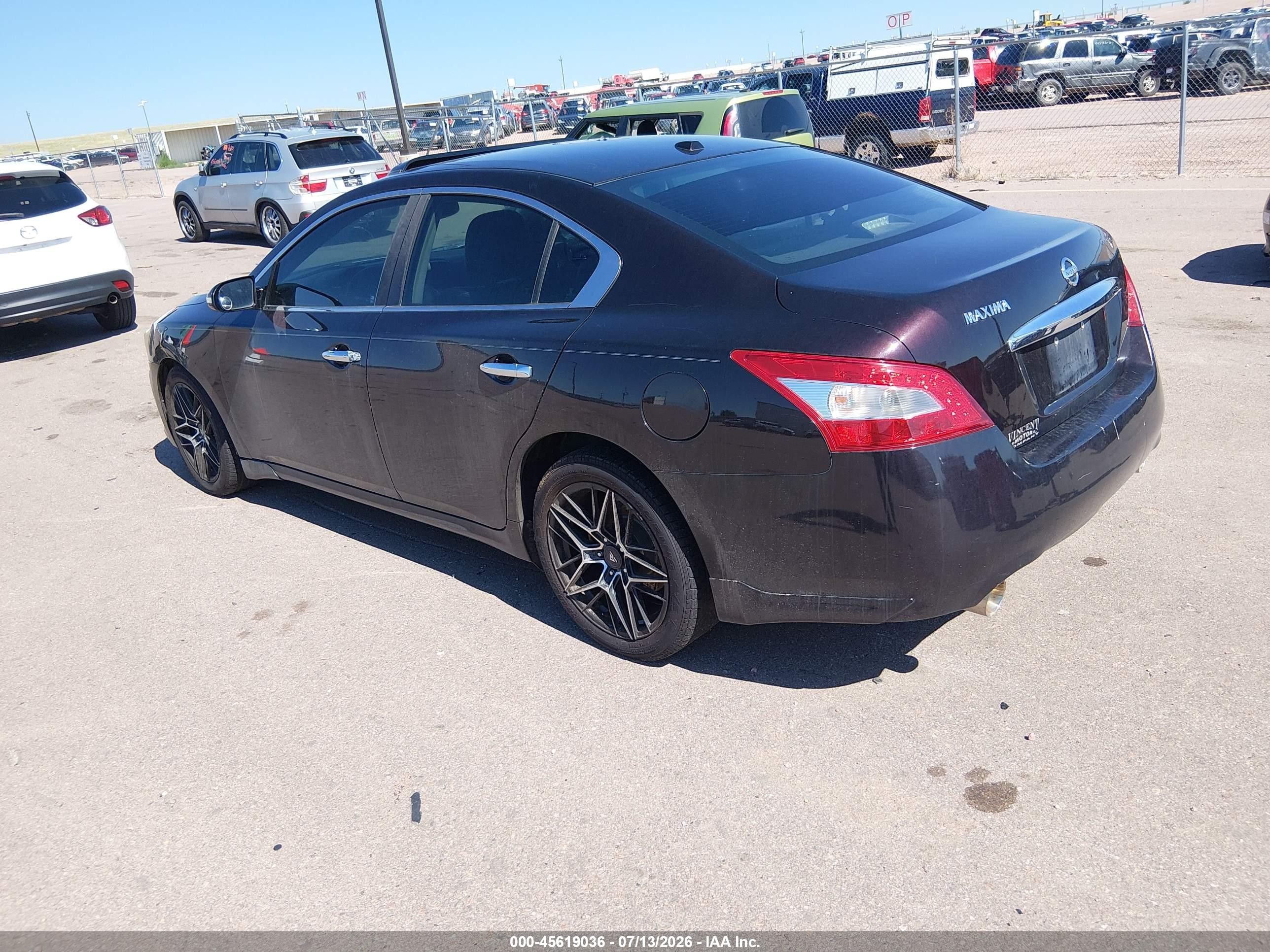 2011 Nissan Maxima 3.5 Sv Burgundy vin: 1N4AA5AP2BC811686