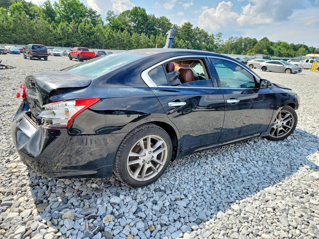 2011 Nissan Maxima 3.5 S Черный vin: 1N4AA5AP2BC815656