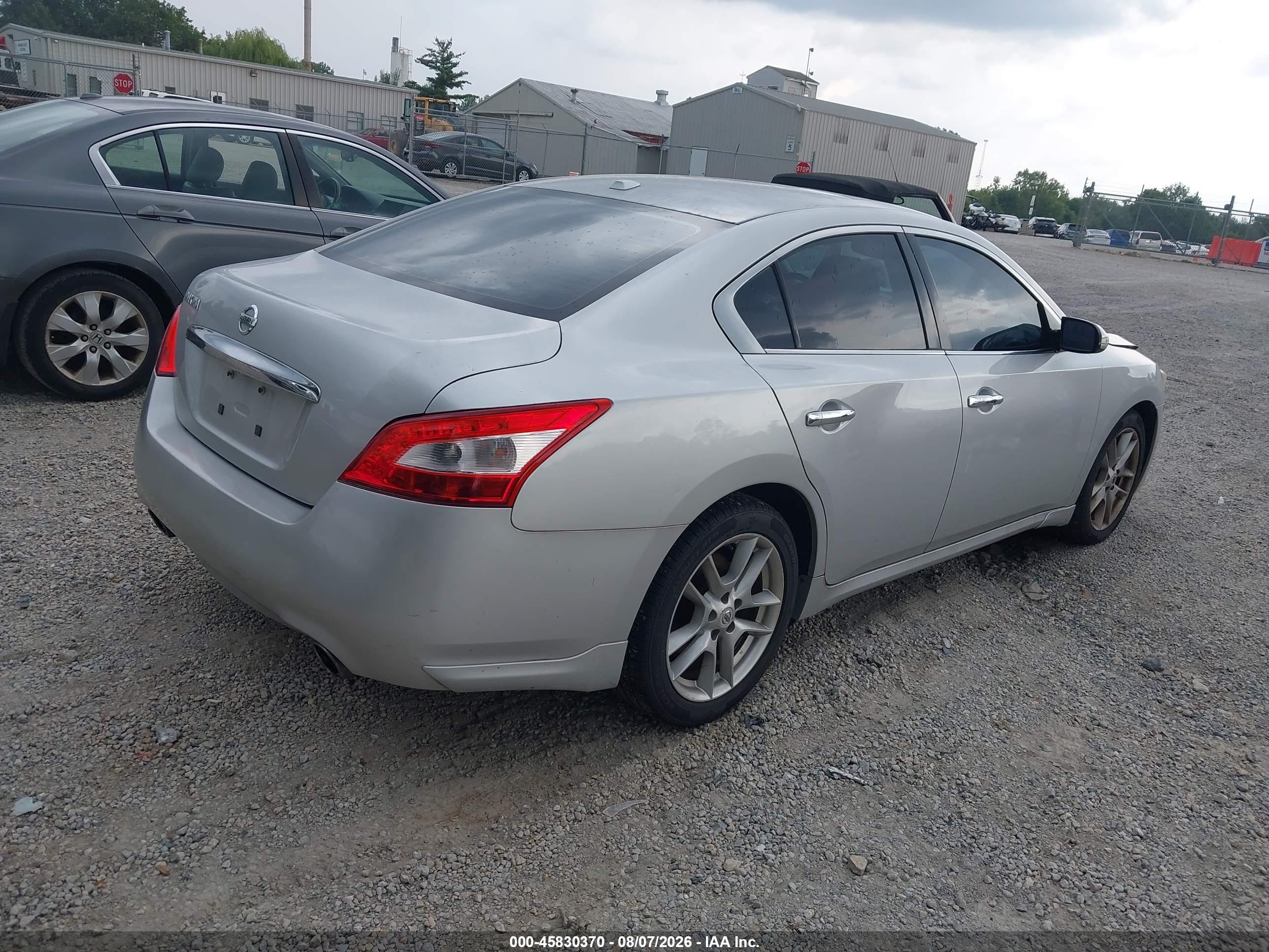 2011 Nissan Maxima 3.5 Sv Silver vin: 1N4AA5AP2BC817858