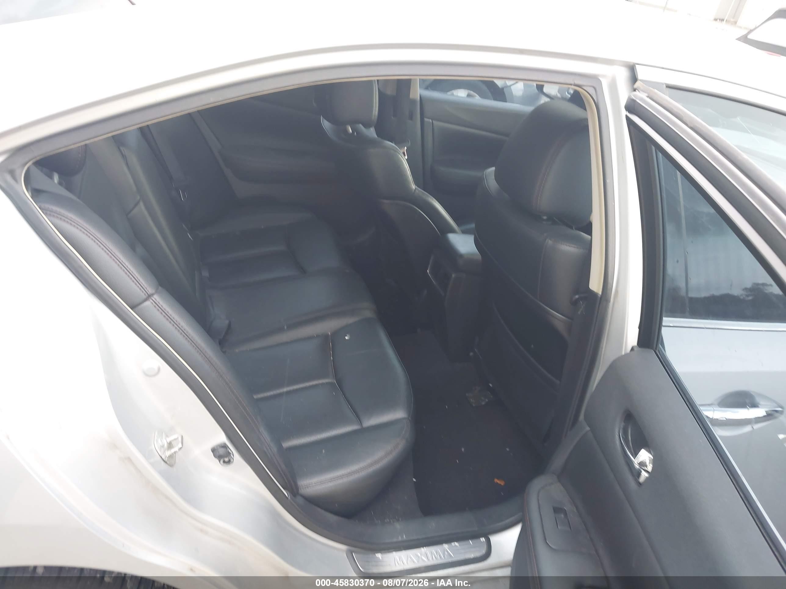 2011 Nissan Maxima 3.5 Sv Silver vin: 1N4AA5AP2BC817858
