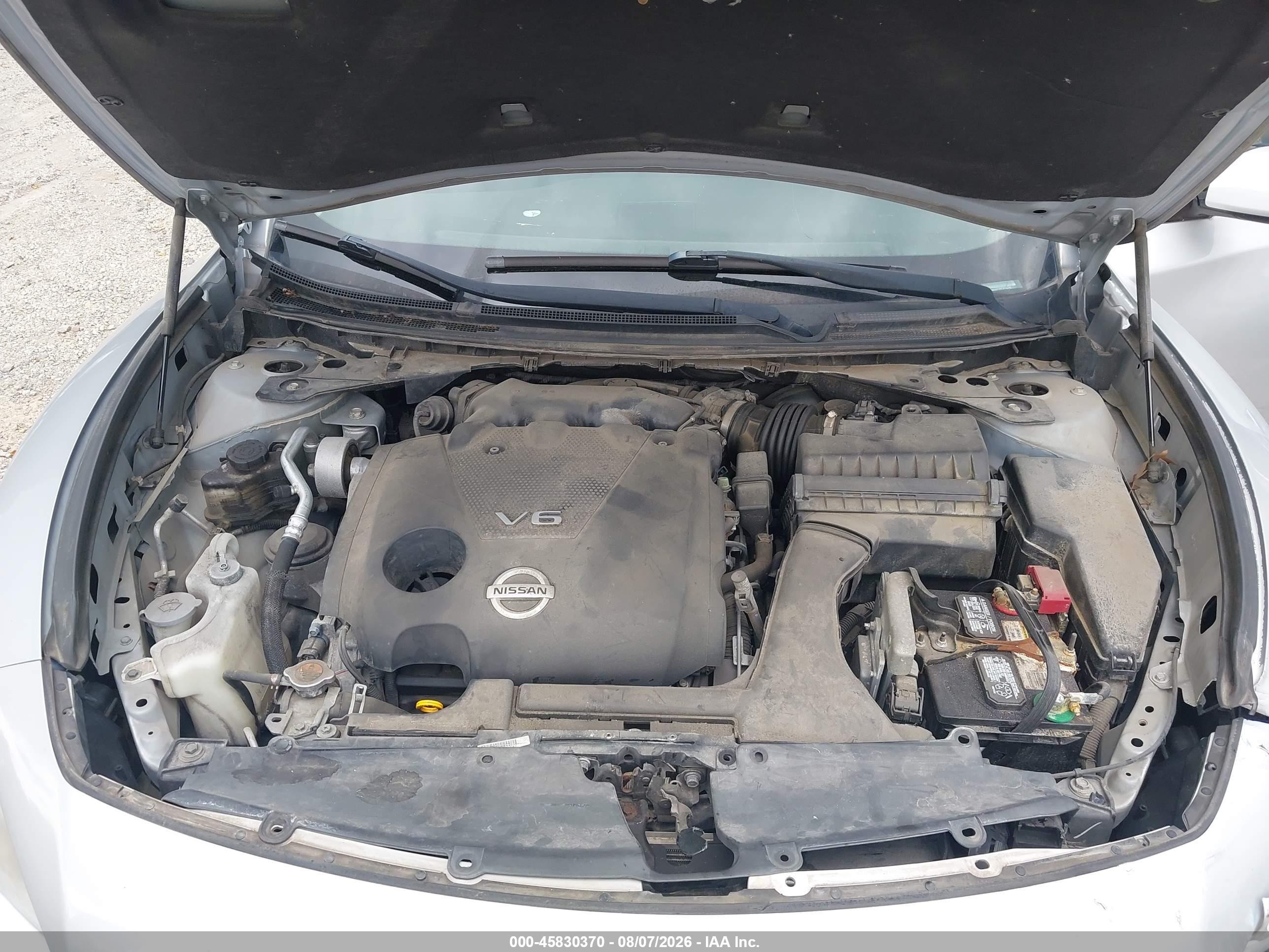 2011 Nissan Maxima 3.5 Sv Silver vin: 1N4AA5AP2BC817858