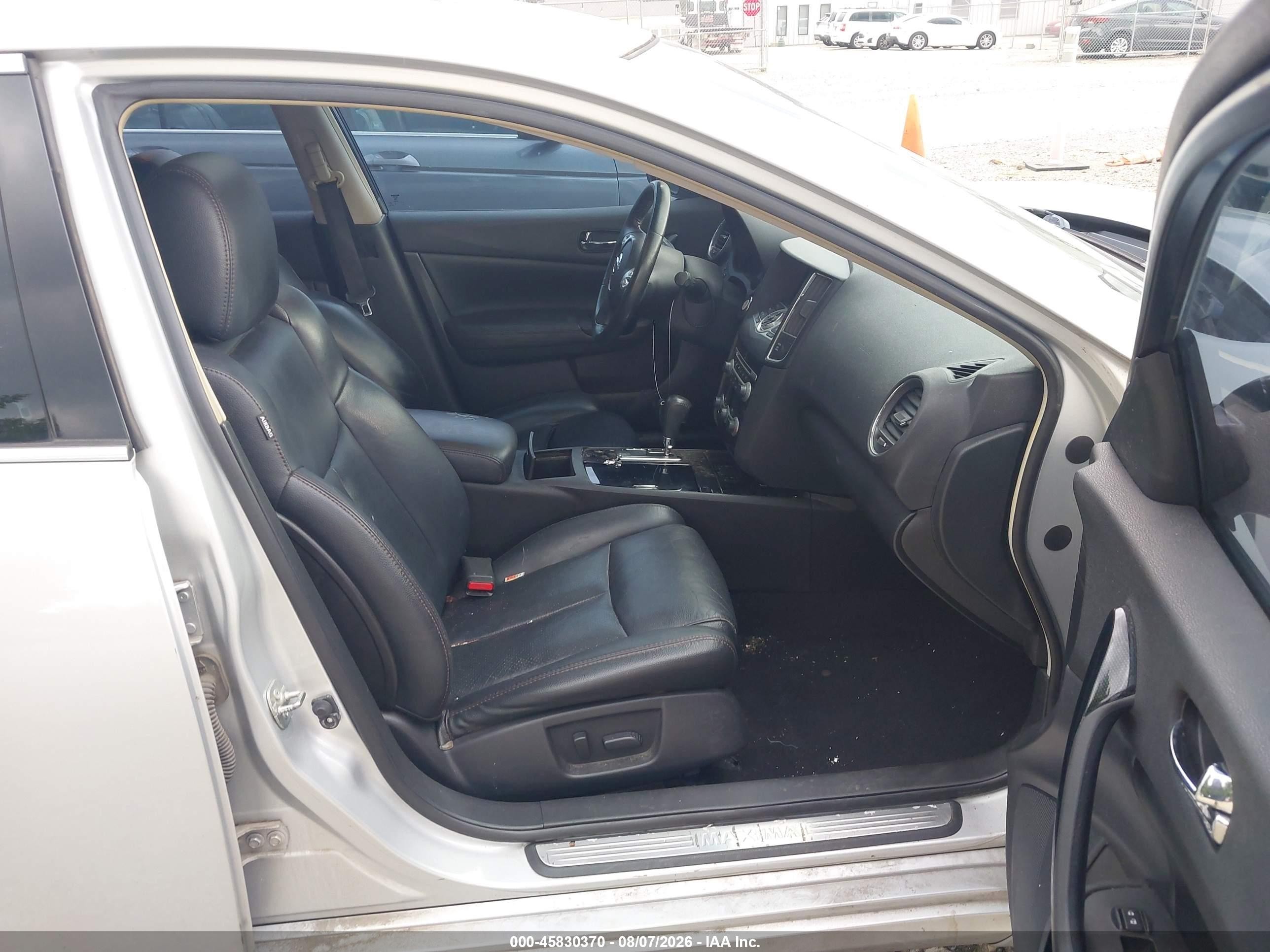 2011 Nissan Maxima 3.5 Sv Silver vin: 1N4AA5AP2BC817858