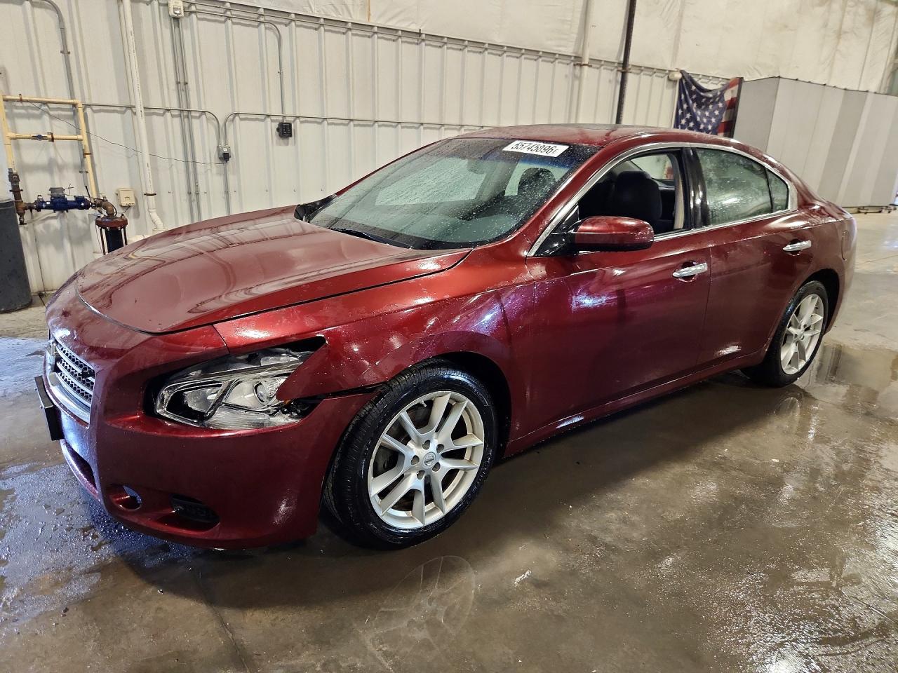 2011 Nissan Maxima 3.5 S Maroon vin: 1N4AA5AP2BC818315
