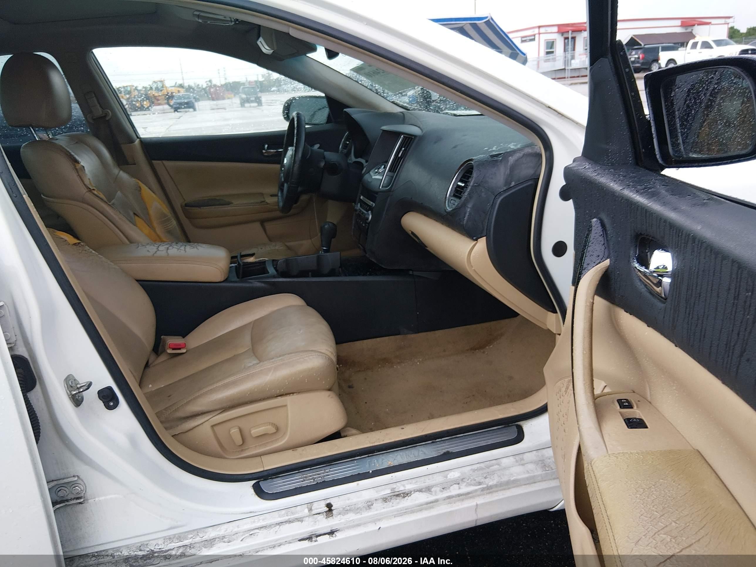 2011 Nissan Maxima 3.5 S White vin: 1N4AA5AP2BC821201