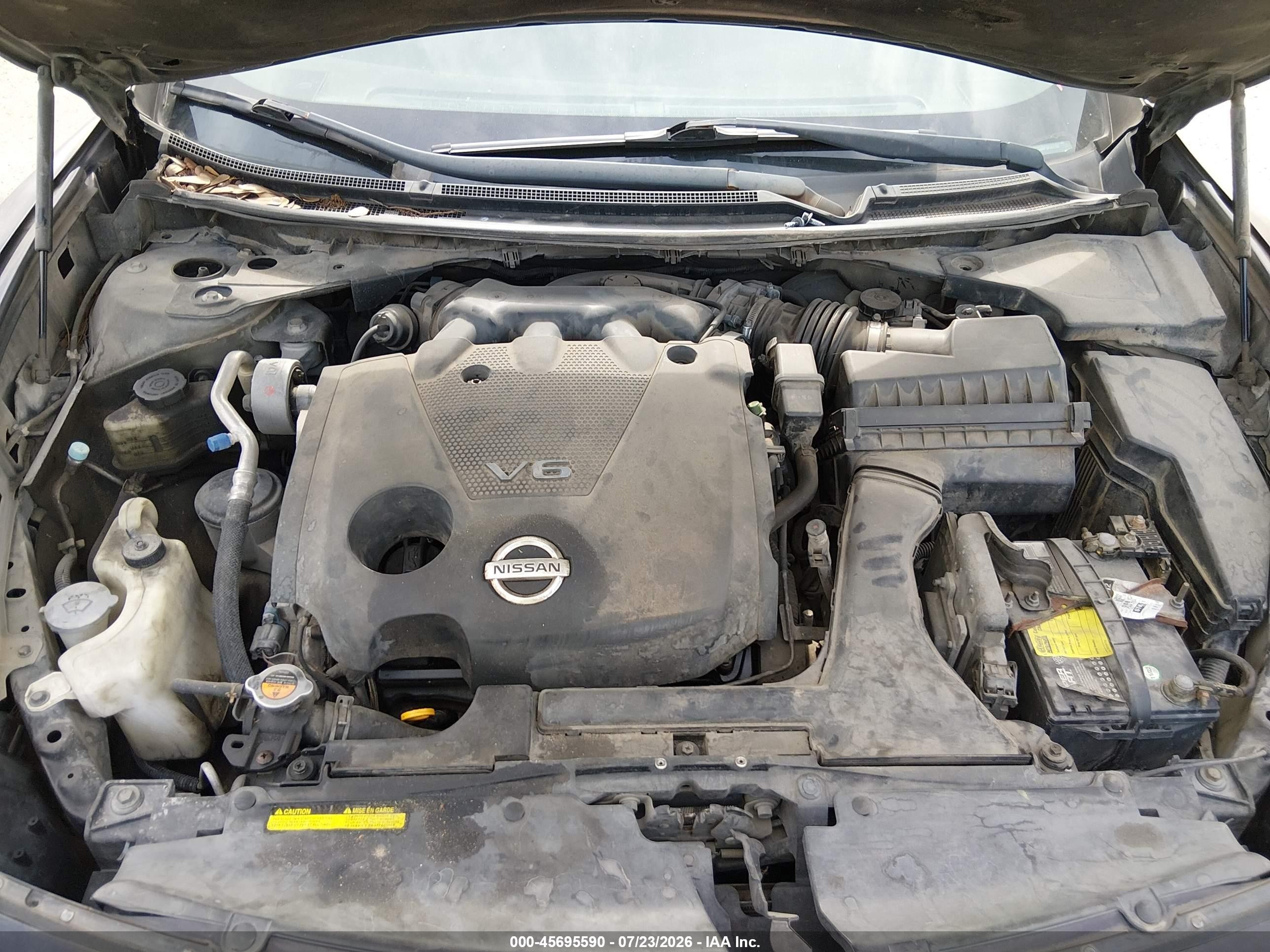2011 Nissan Maxima 3.5 S Black vin: 1N4AA5AP2BC822302
