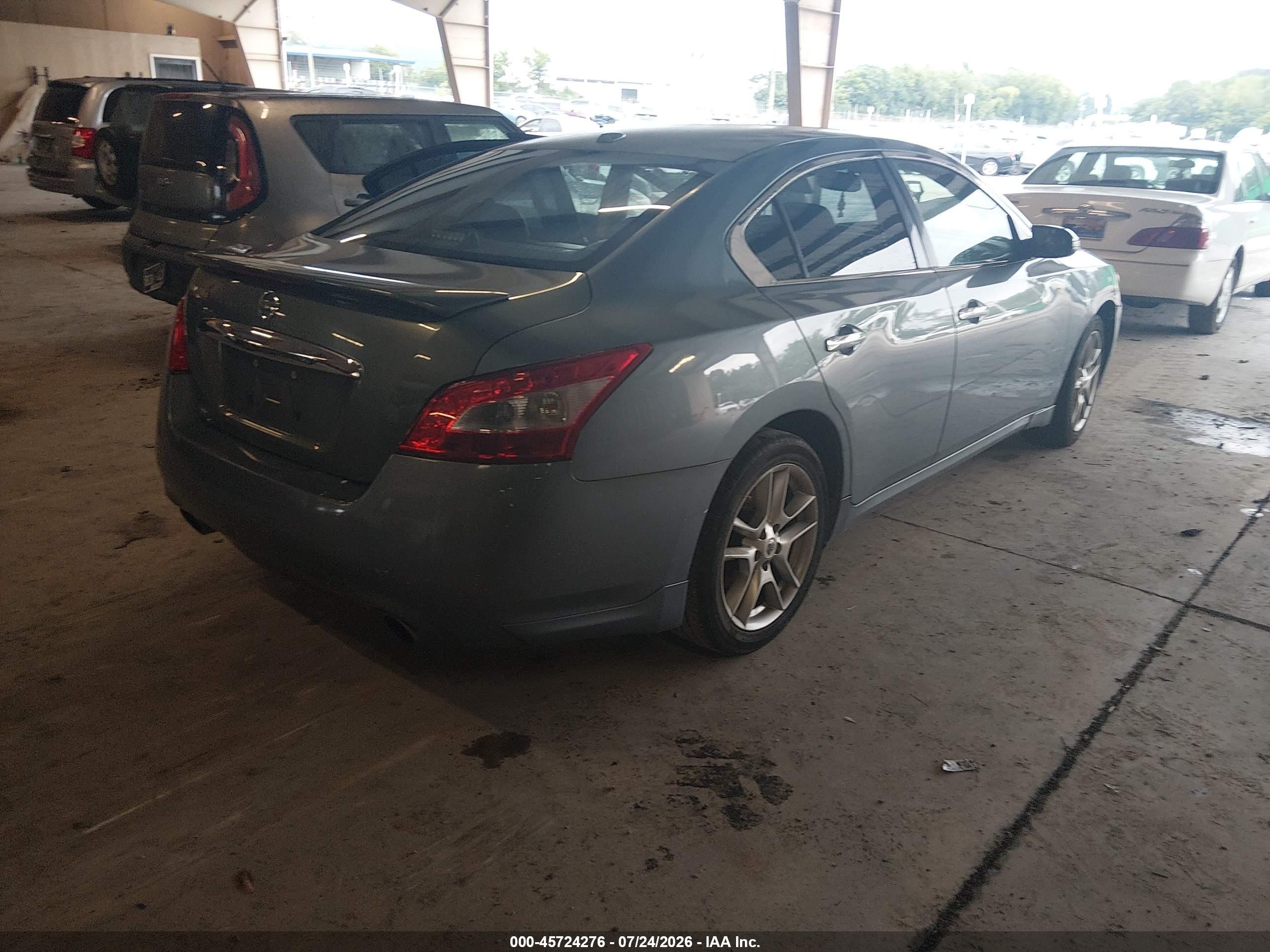 2011 Nissan Maxima 3.5 Sv Light Blue vin: 1N4AA5AP2BC825751