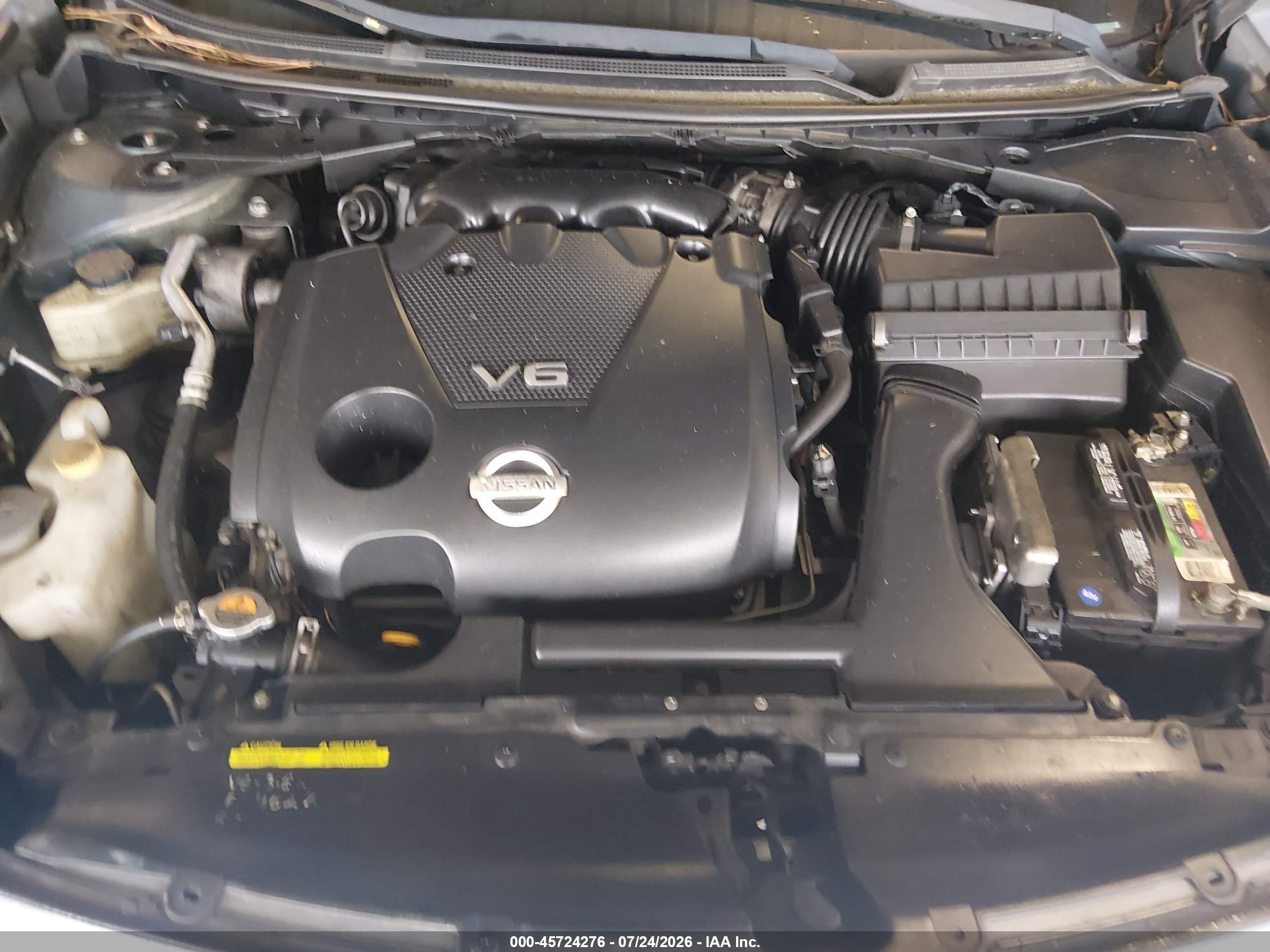 2011 Nissan Maxima 3.5 Sv Light Blue vin: 1N4AA5AP2BC825751