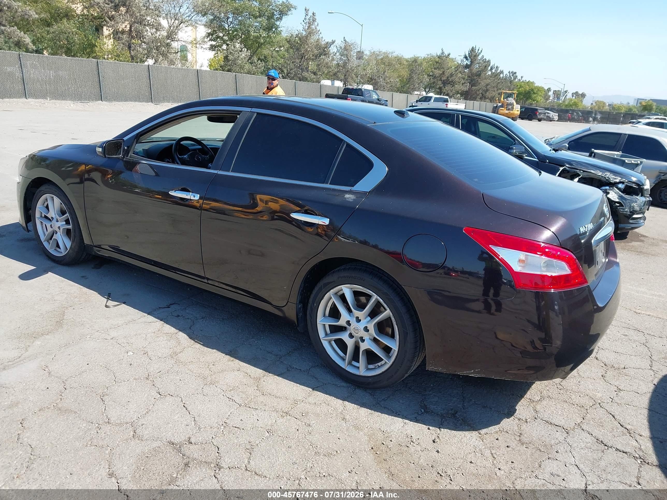 2011 Nissan Maxima 3.5 Sv Purple vin: 1N4AA5AP2BC828164