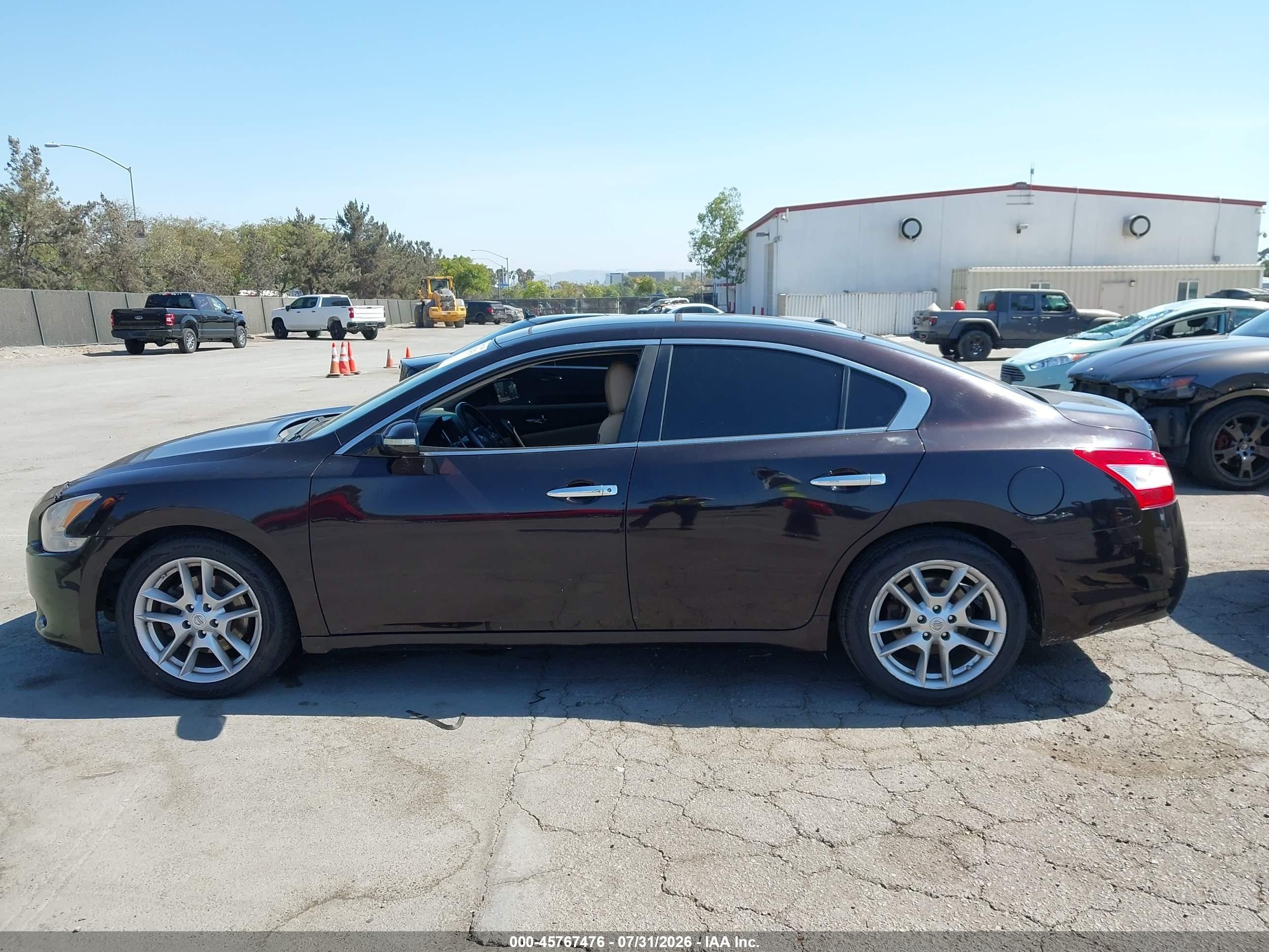 2011 Nissan Maxima 3.5 Sv Purple vin: 1N4AA5AP2BC828164