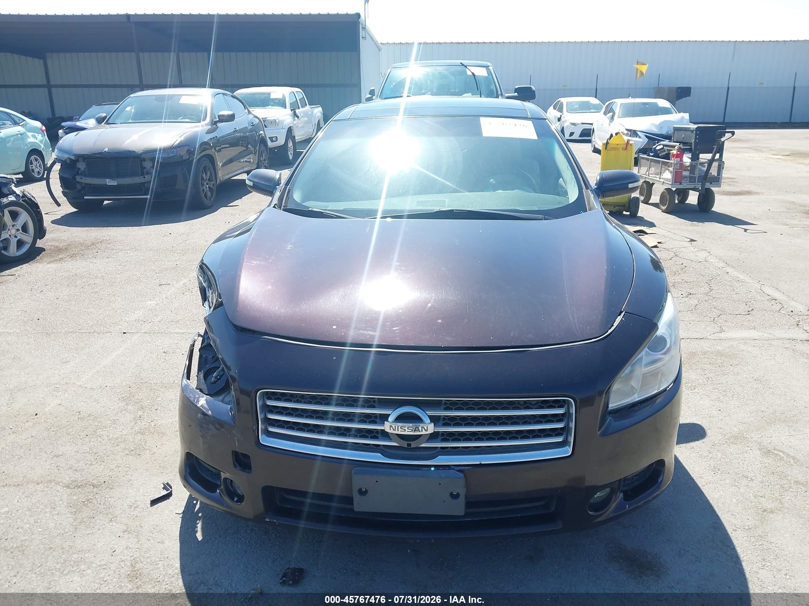 2011 Nissan Maxima 3.5 Sv Purple vin: 1N4AA5AP2BC828164