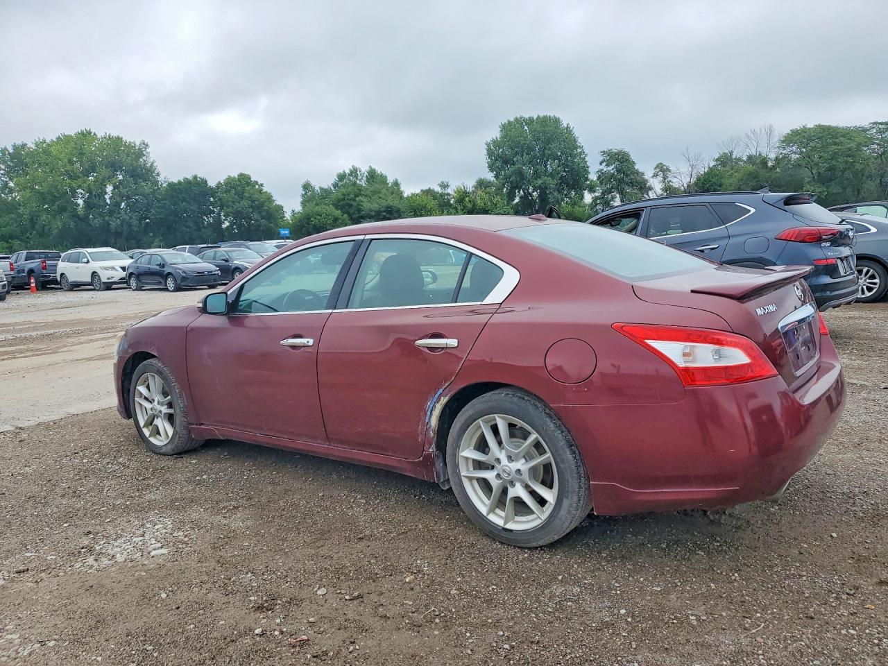 2011 Nissan Maxima S/sv Maroon vin: 1N4AA5AP2BC843022