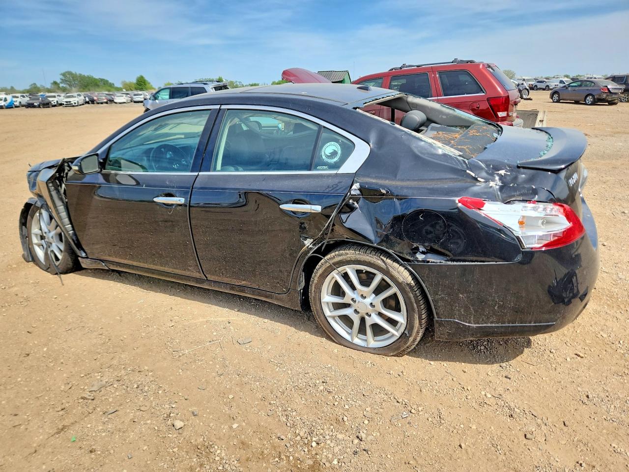 2011 Nissan Maxima 3.5 S Черный vin: 1N4AA5AP2BC858829
