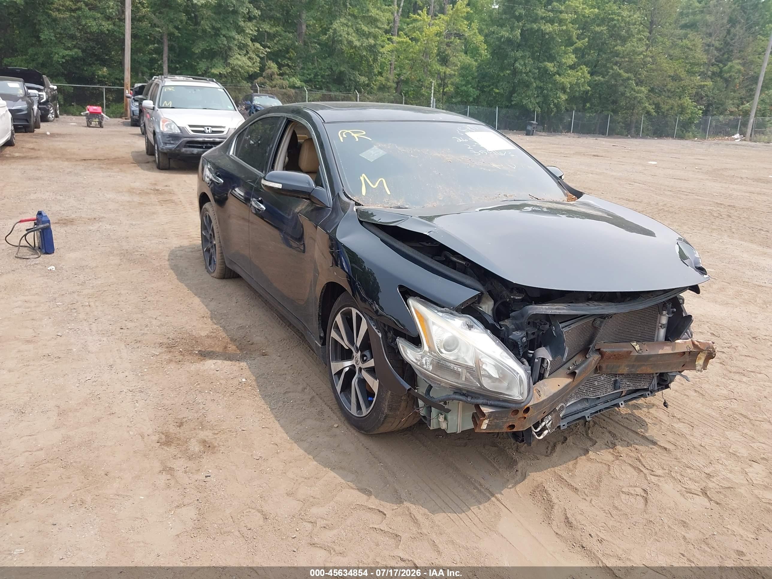 2011 Nissan Maxima 3.5 Sv Black vin: 1N4AA5AP2BC859673