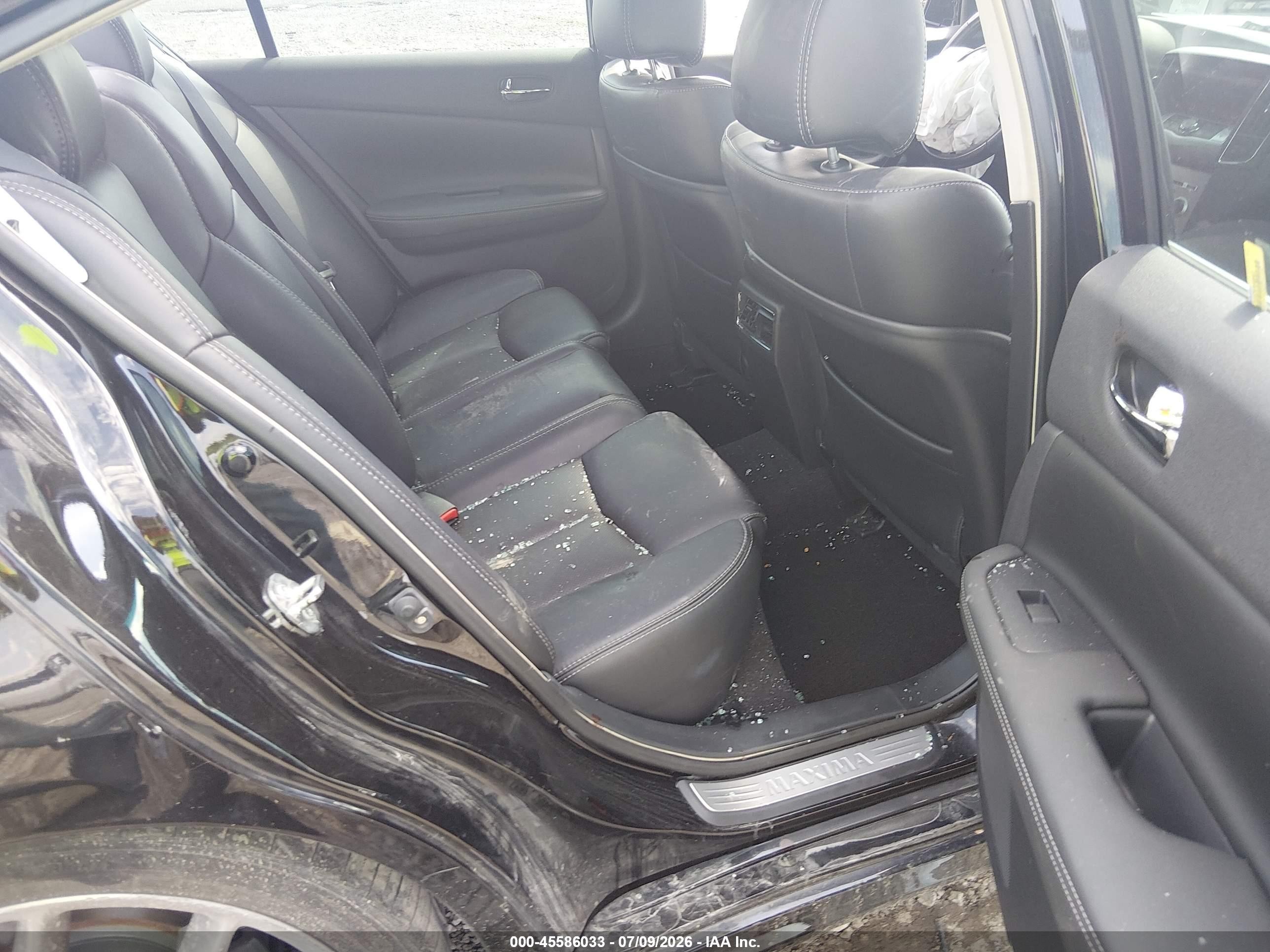 2011 Nissan Maxima 3.5 Sv Black vin: 1N4AA5AP2BC862475