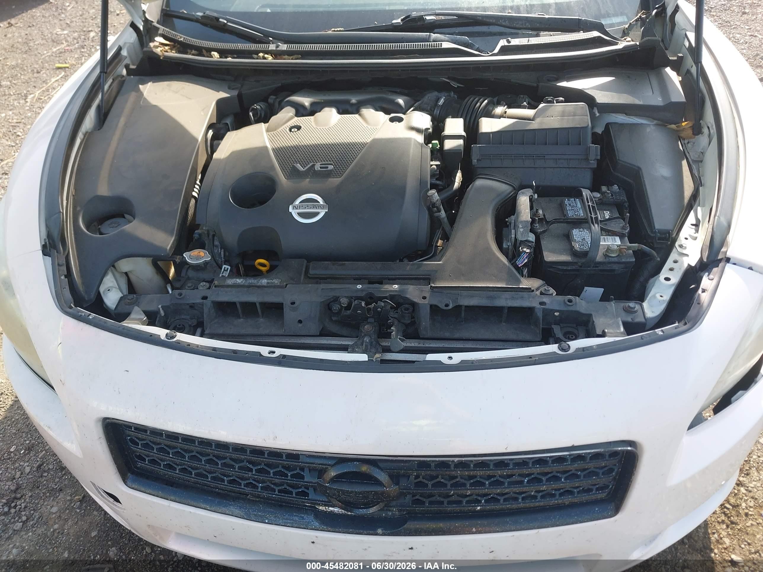 2011 Nissan Maxima 3.5 Sv Белый vin: 1N4AA5AP2BC862685