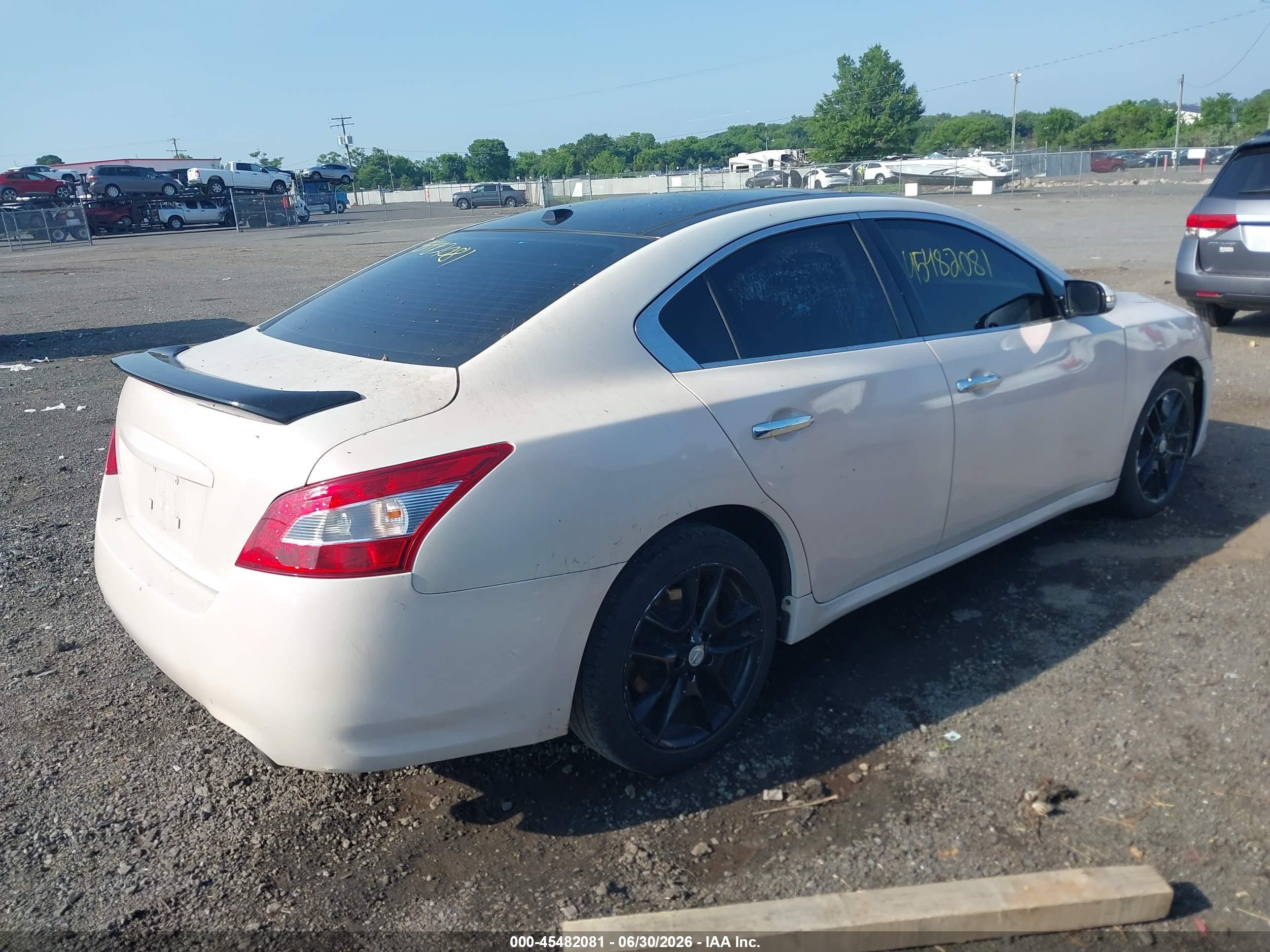 2011 Nissan Maxima 3.5 Sv Белый vin: 1N4AA5AP2BC862685