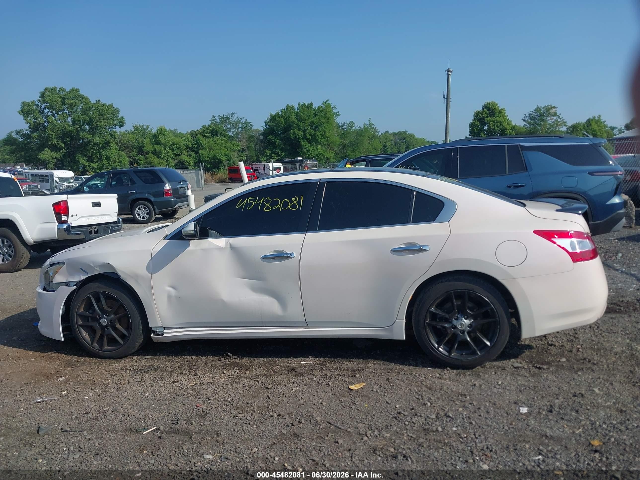 2011 Nissan Maxima 3.5 Sv Белый vin: 1N4AA5AP2BC862685