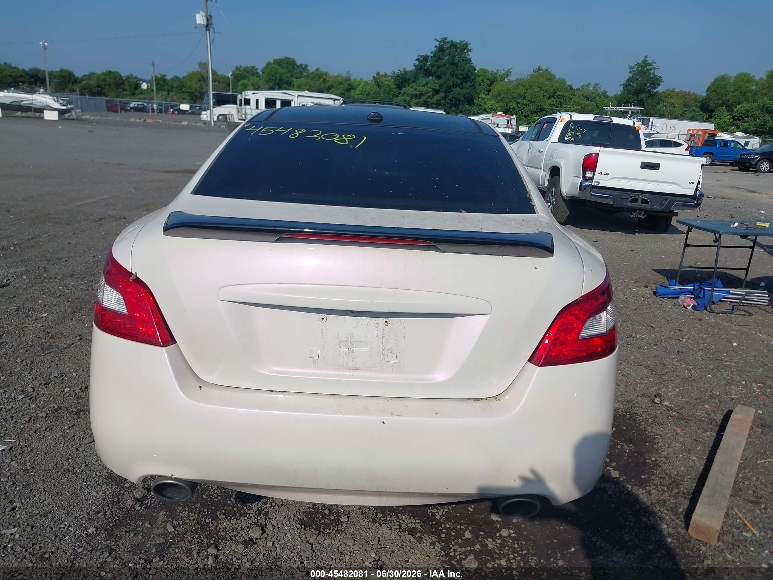 2011 Nissan Maxima 3.5 Sv Белый vin: 1N4AA5AP2BC862685