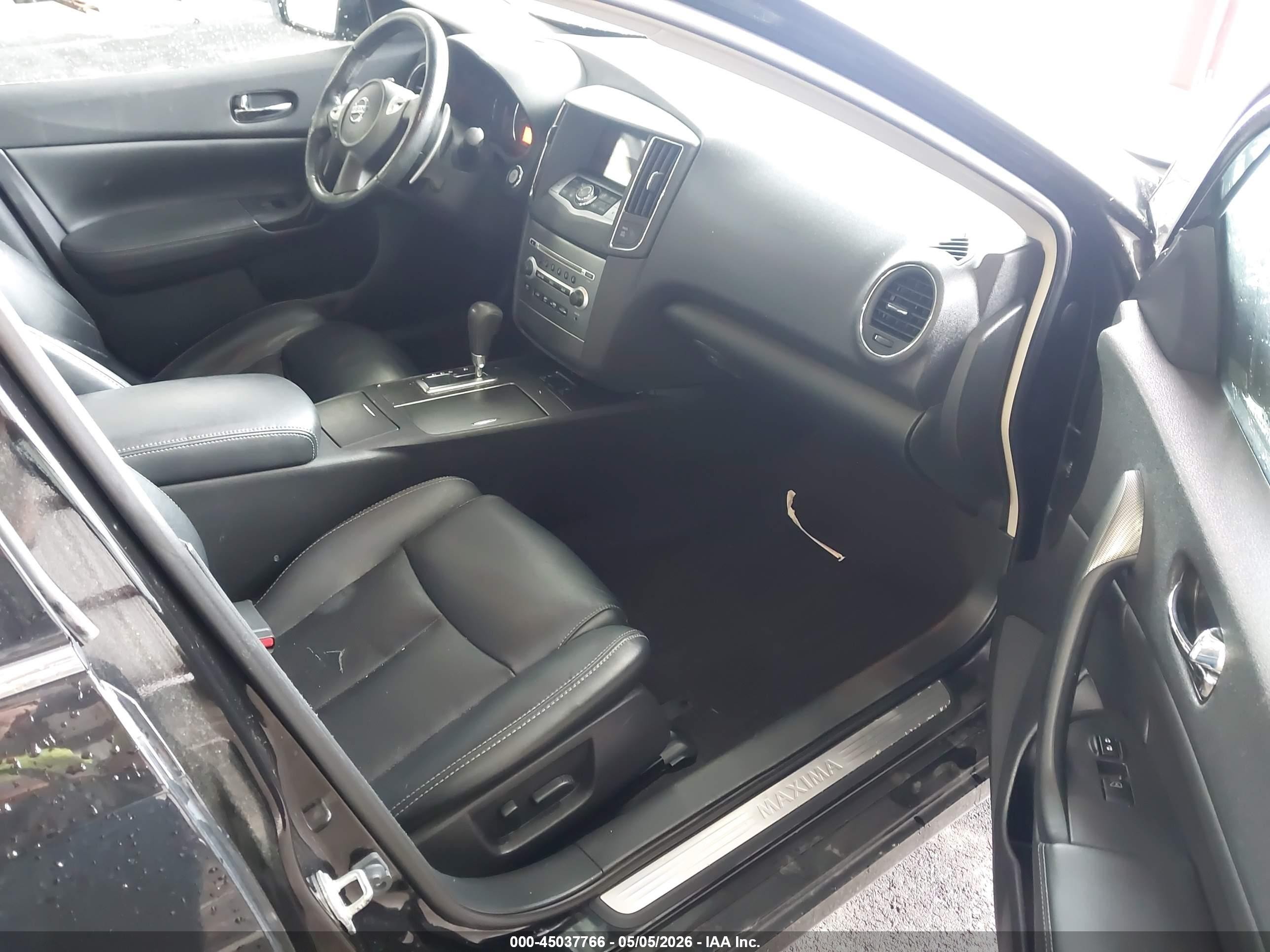 2011 Nissan Maxima 3.5 Sv Black vin: 1N4AA5AP2BC867627