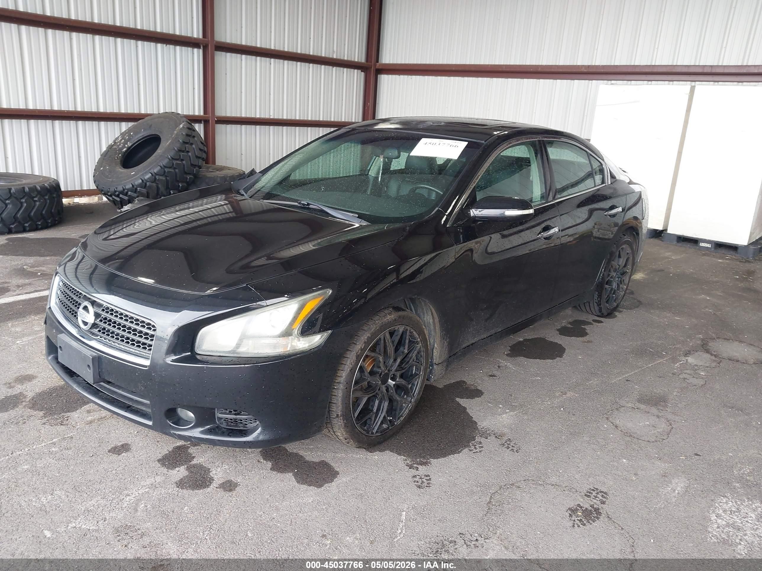 2011 Nissan Maxima 3.5 Sv Black vin: 1N4AA5AP2BC867627