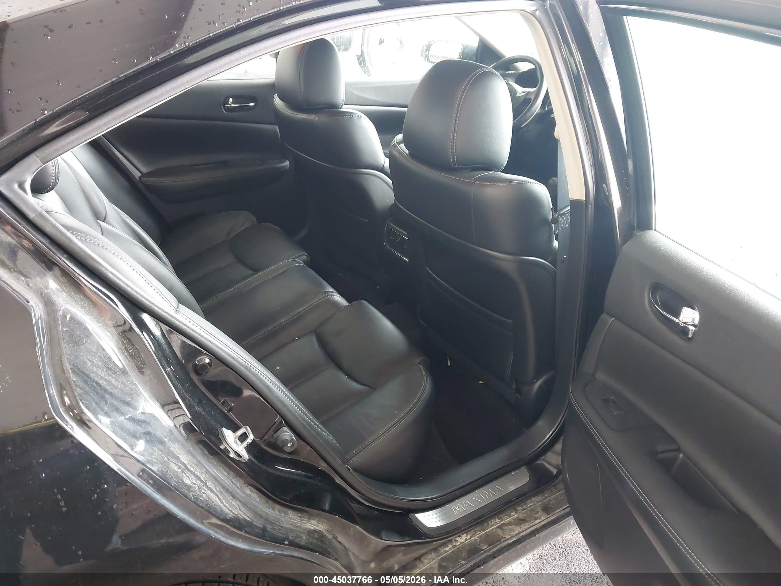 2011 Nissan Maxima 3.5 Sv Black vin: 1N4AA5AP2BC867627