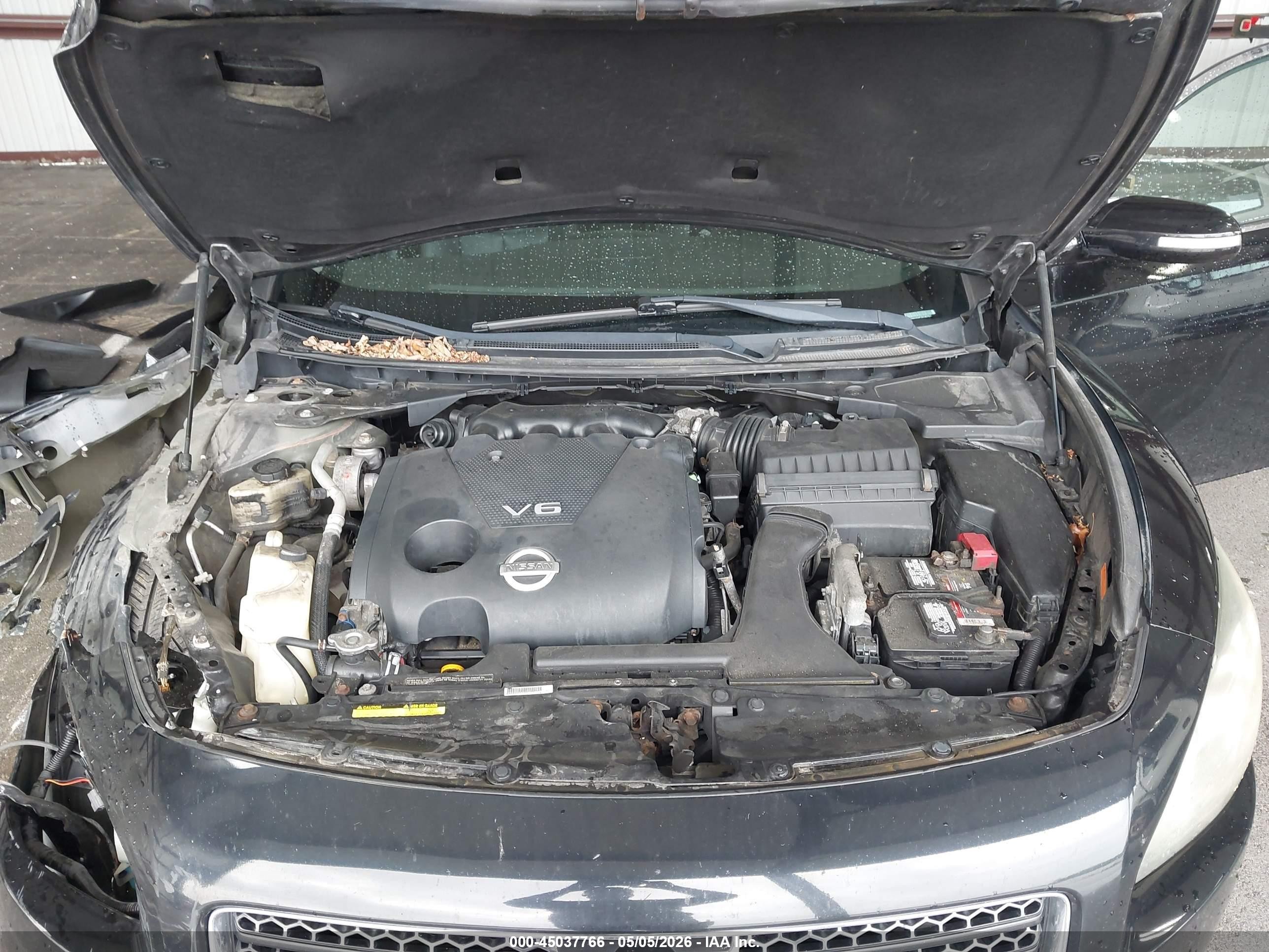 2011 Nissan Maxima 3.5 Sv Black vin: 1N4AA5AP2BC867627