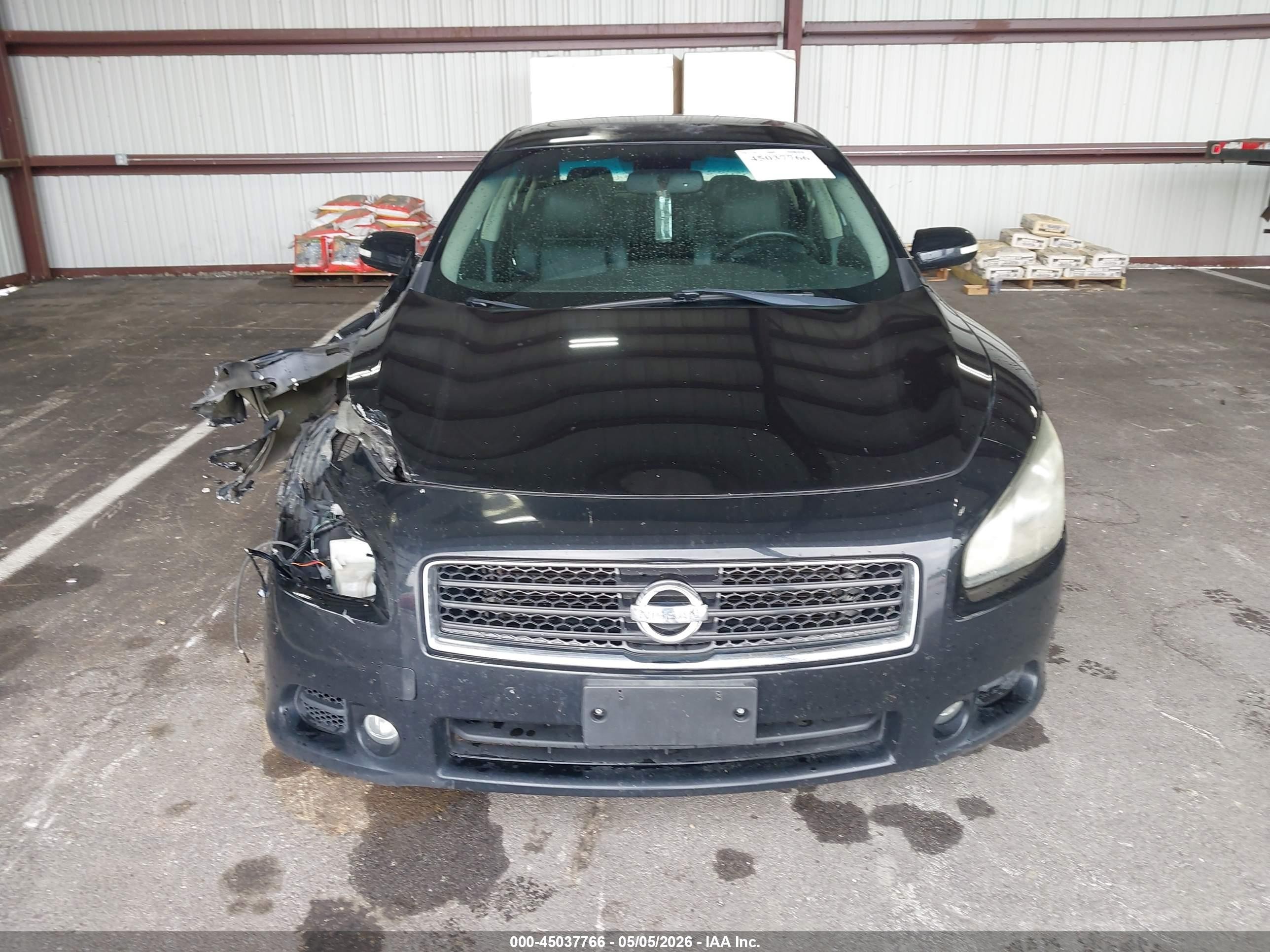 2011 Nissan Maxima 3.5 Sv Black vin: 1N4AA5AP2BC867627