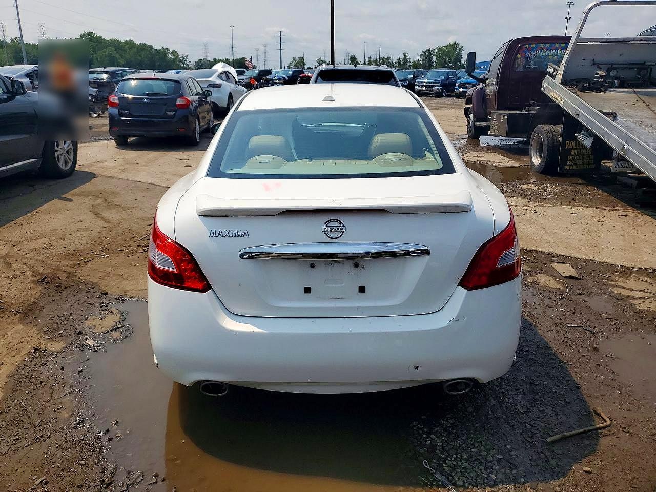 2011 Nissan Maxima 3.5 S White vin: 1N4AA5AP2BC868955