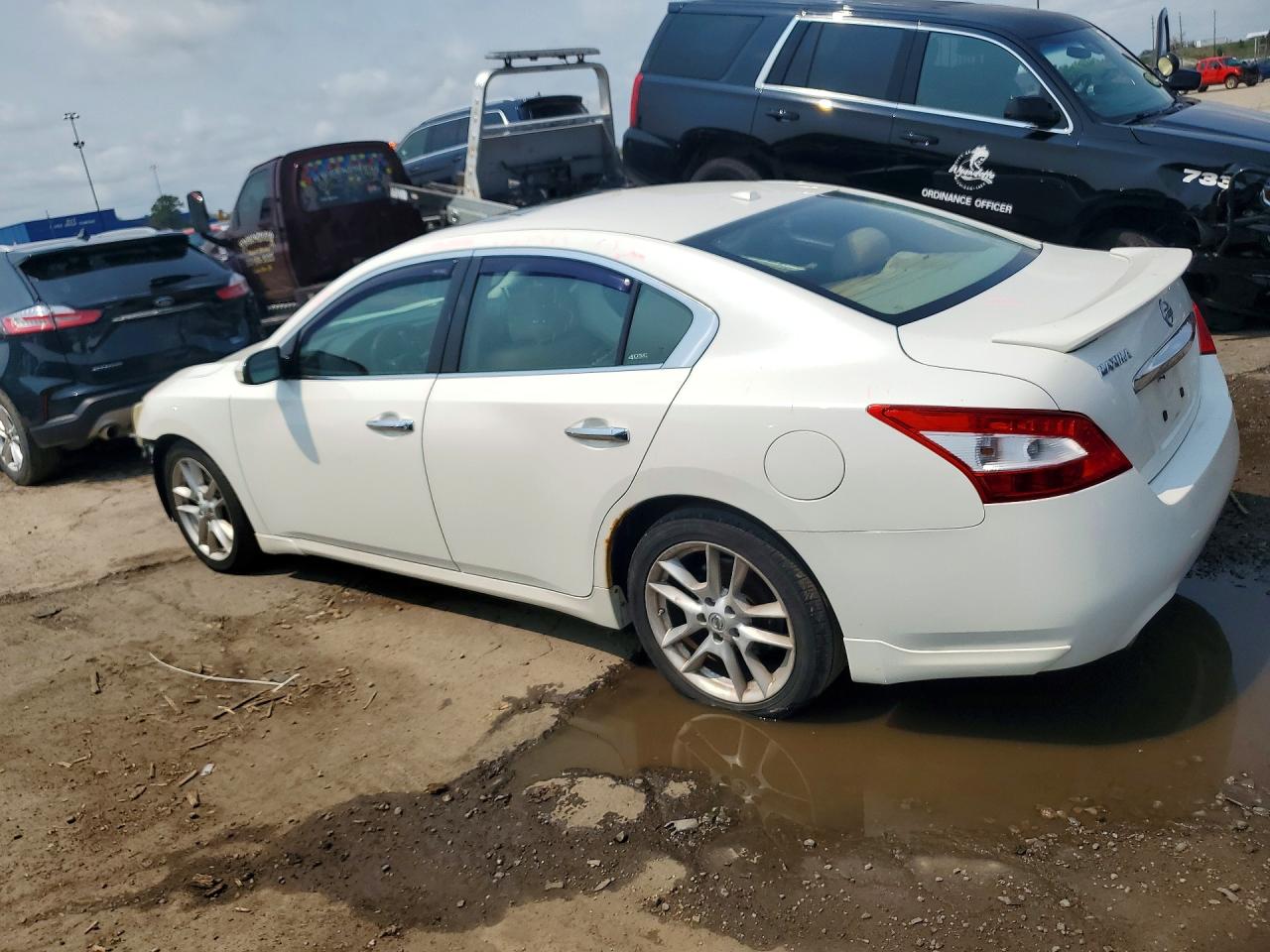 2011 Nissan Maxima 3.5 S White vin: 1N4AA5AP2BC868955