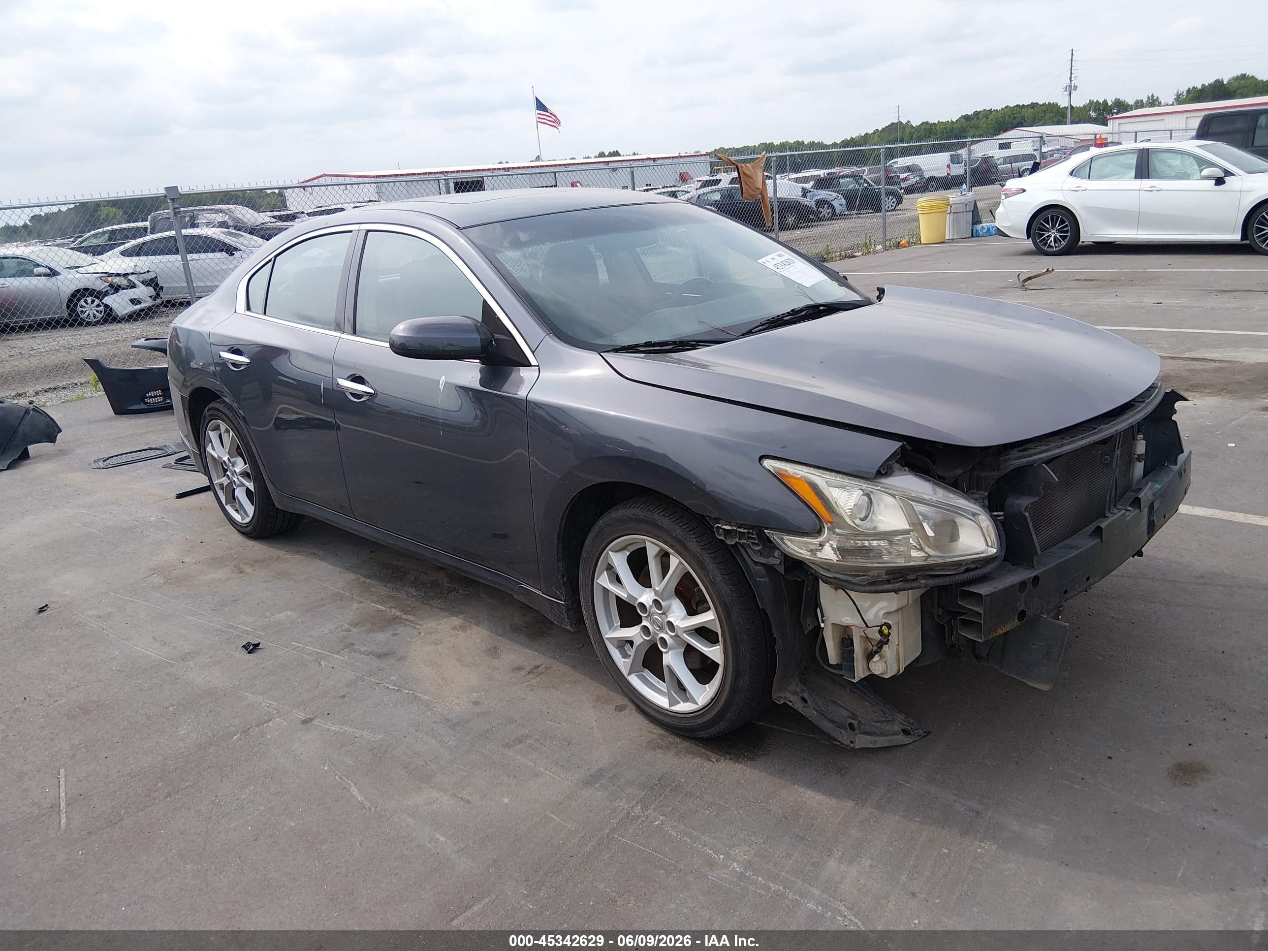 2012 Nissan Maxima 3.5 S Blue vin: 1N4AA5AP2CC804111