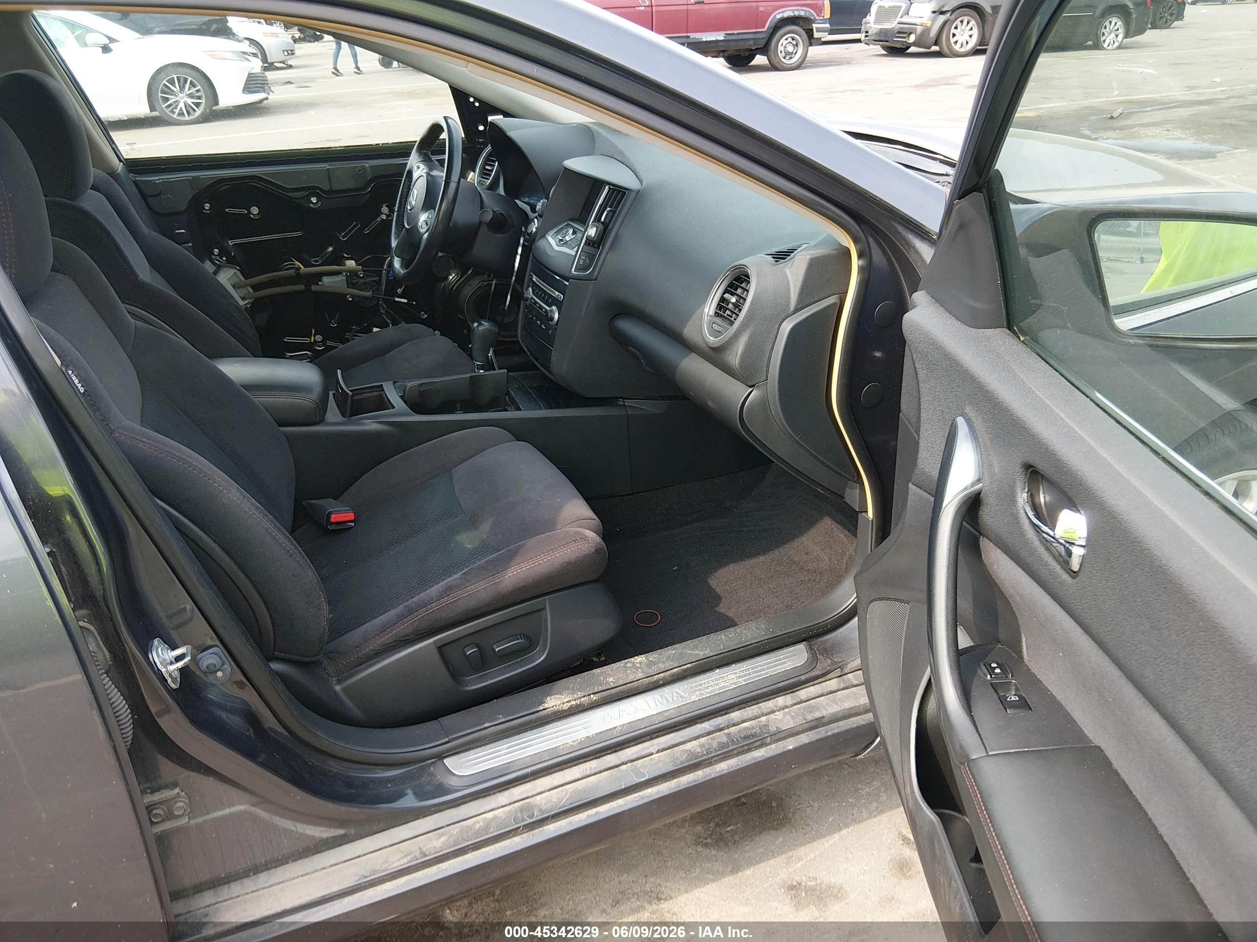 2012 Nissan Maxima 3.5 S Blue vin: 1N4AA5AP2CC804111