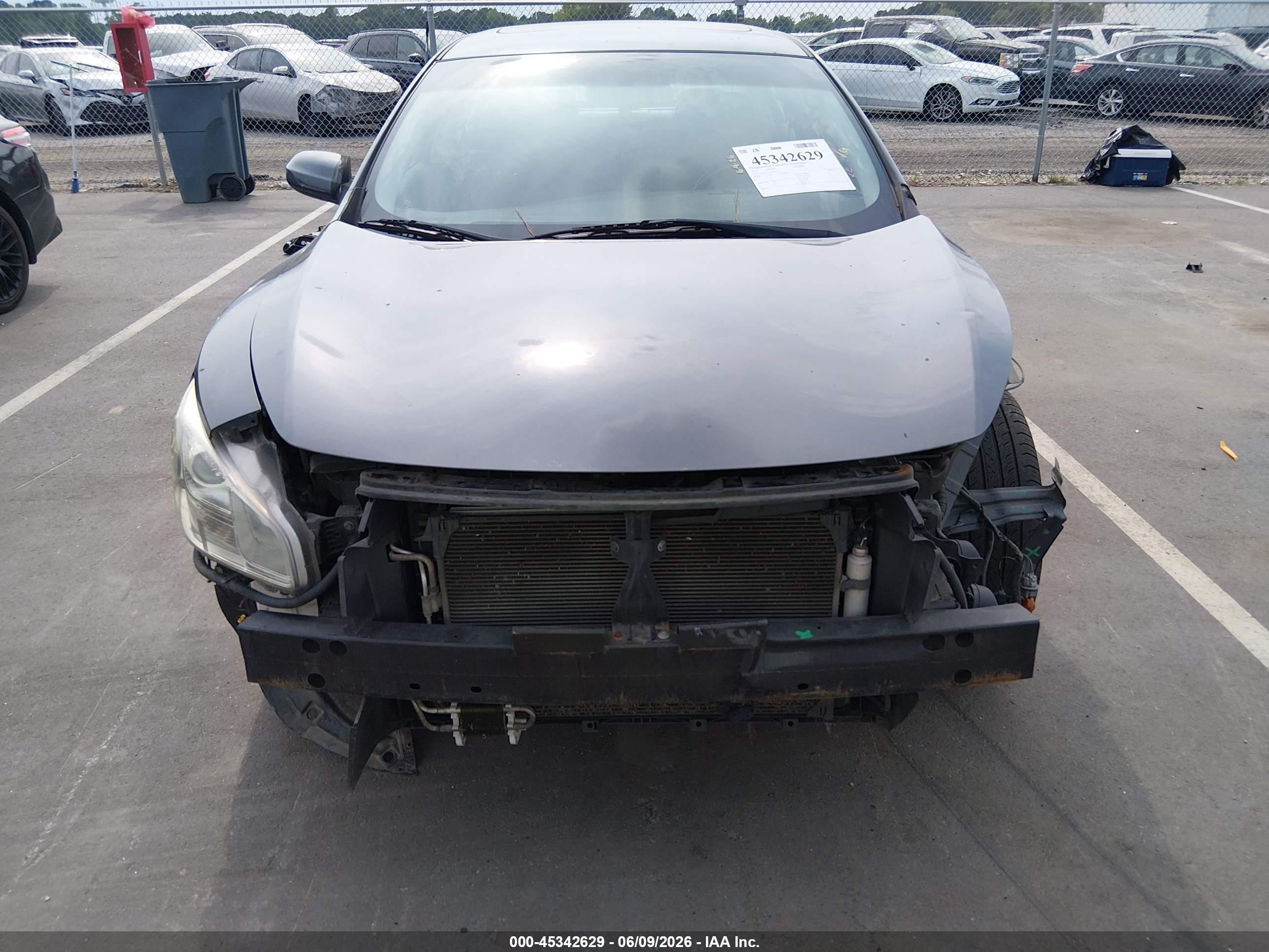 2012 Nissan Maxima 3.5 S Blue vin: 1N4AA5AP2CC804111