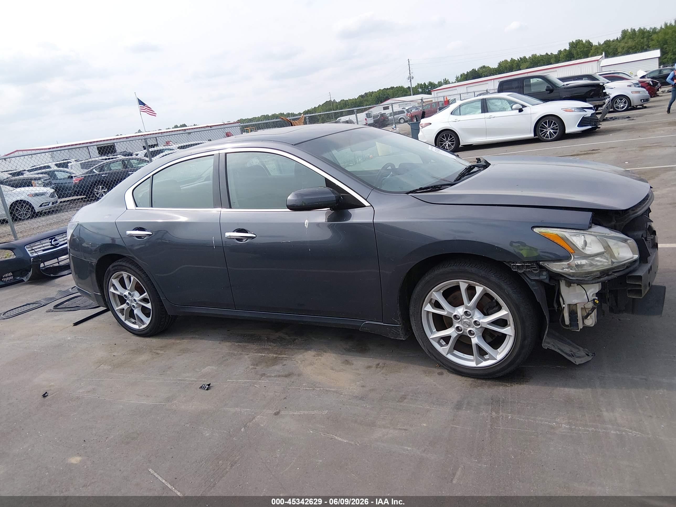 2012 Nissan Maxima 3.5 S Blue vin: 1N4AA5AP2CC804111