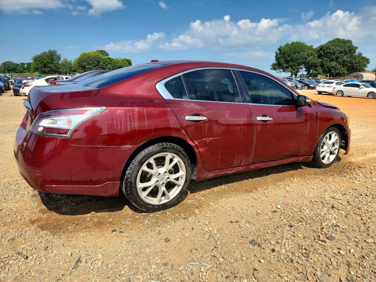 2012 Nissan Maxima 3.5 S Burgundy vin: 1N4AA5AP2CC810846