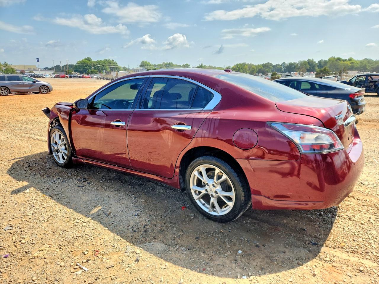 2012 Nissan Maxima 3.5 S Burgundy vin: 1N4AA5AP2CC810846