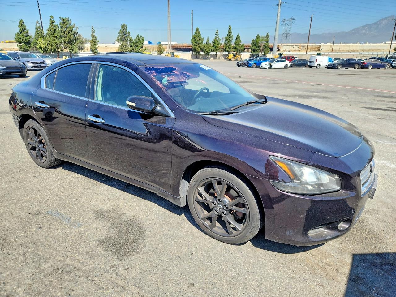 2012 Nissan Maxima 3.5 S Purple vin: 1N4AA5AP2CC811270