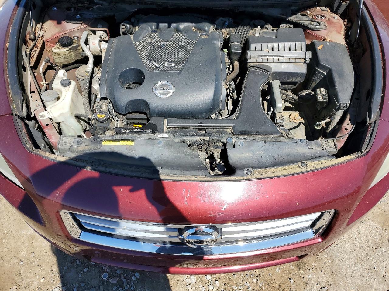 2012 Niss Maxima 3.5 S Burgundy vin: 1N4AA5AP2CC814847