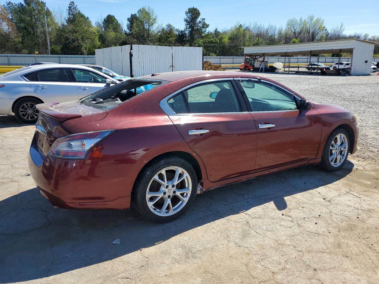 2012 Niss Maxima 3.5 S Burgundy vin: 1N4AA5AP2CC814847