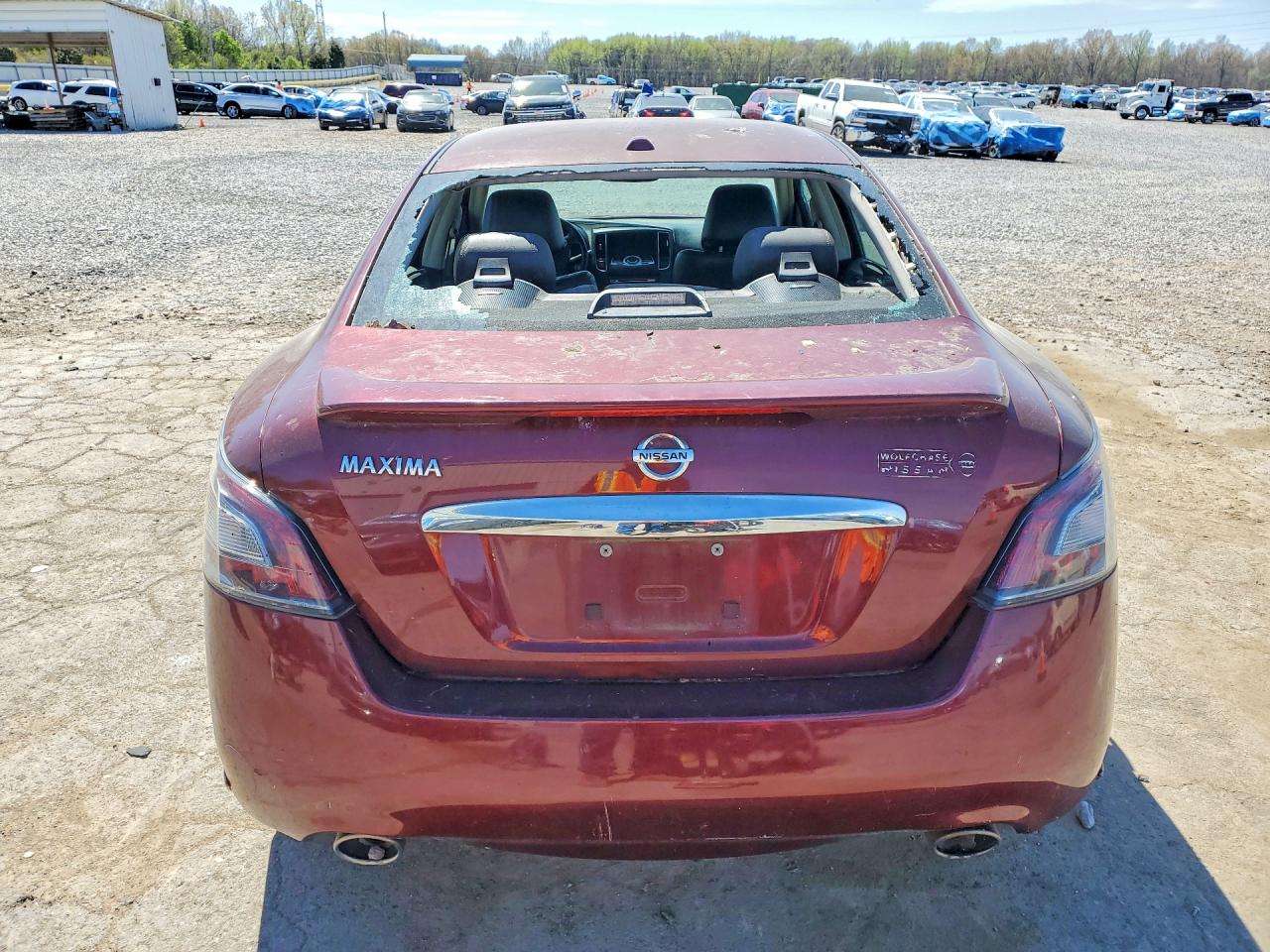 2012 Niss Maxima 3.5 S Burgundy vin: 1N4AA5AP2CC814847